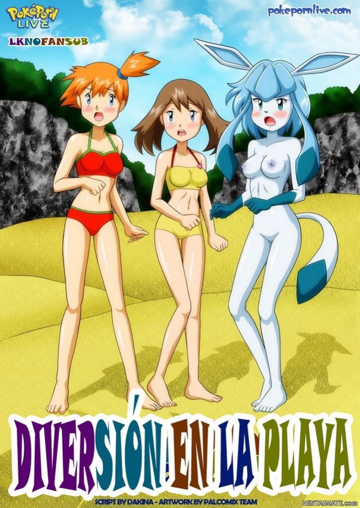Diversion en la Playa Pokemon XXX Comic porno