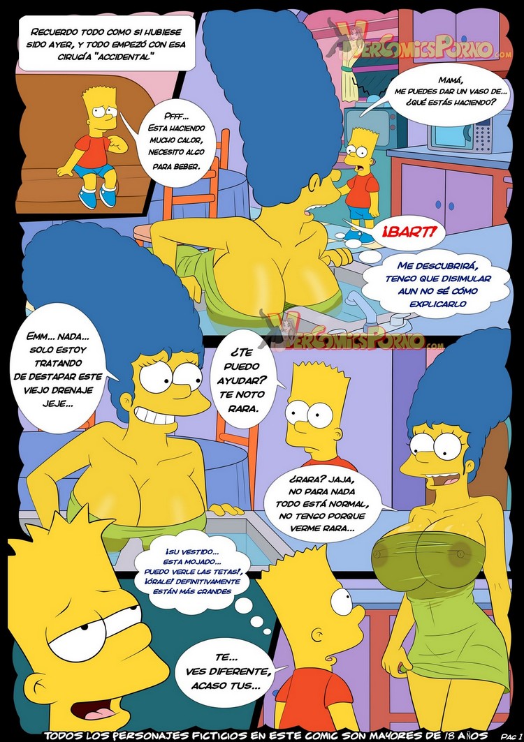 Viejas Costumbres 3 – Los Simpsons Comic porno