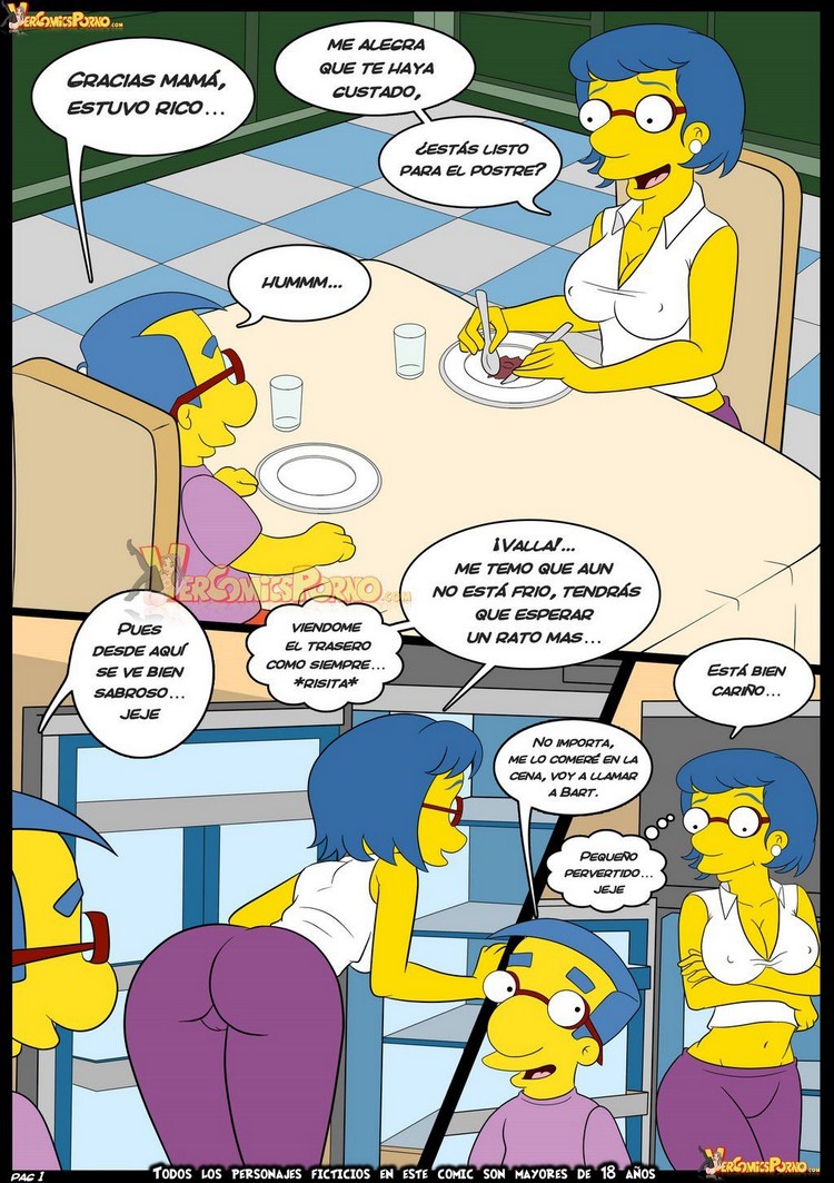 Viejas Costumbres 6 – Los Simpsons Comic porno