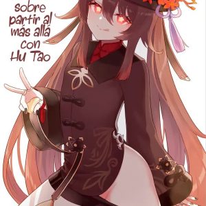 Un libro Sobre Partir al más allá Con Hu Tao