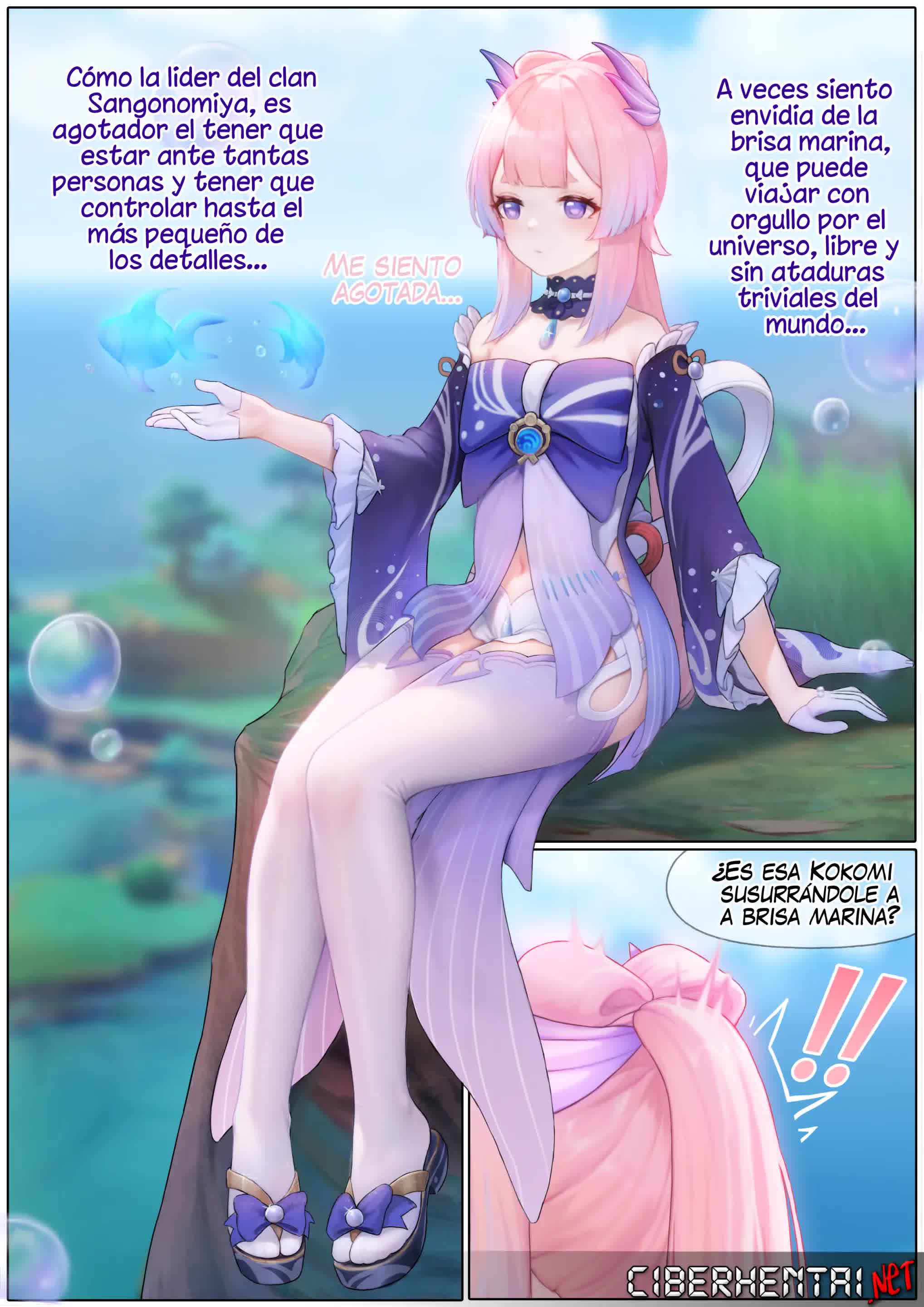 Flustered Kokomi Comic porno