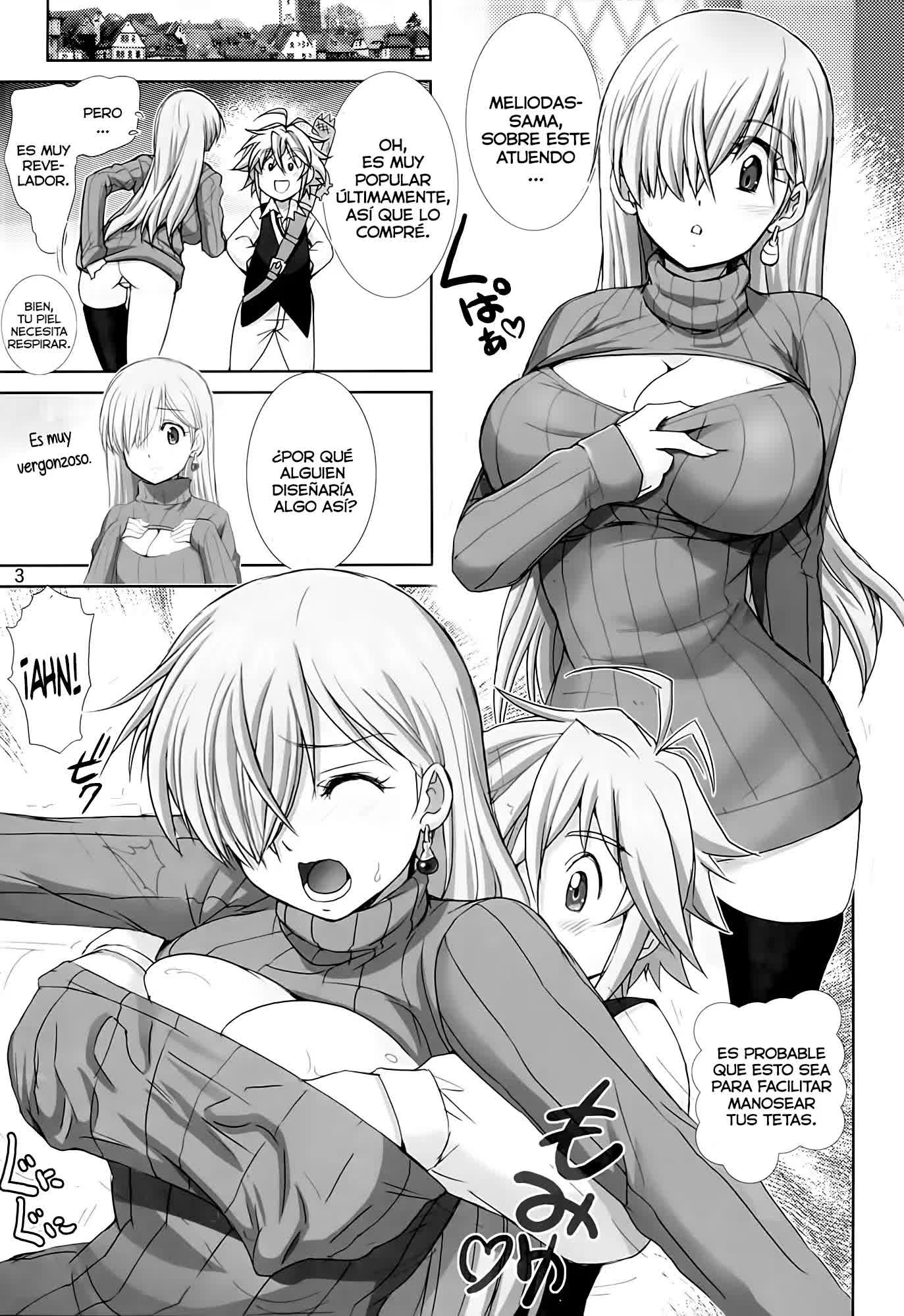 Elizabeth ni Rei no Sweater Kisete mita Comic porno