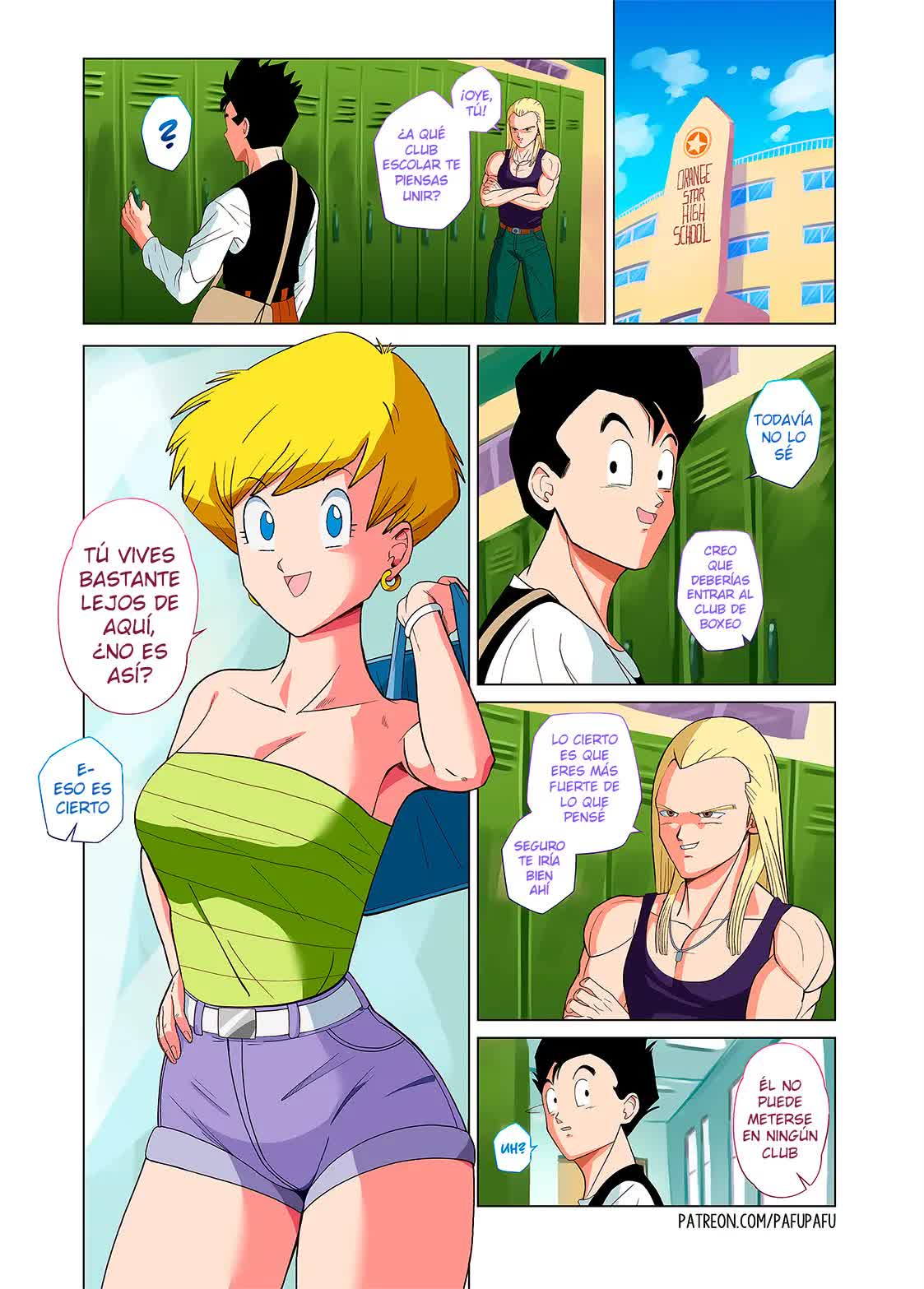 Gohan vs Erasa! Comic porno