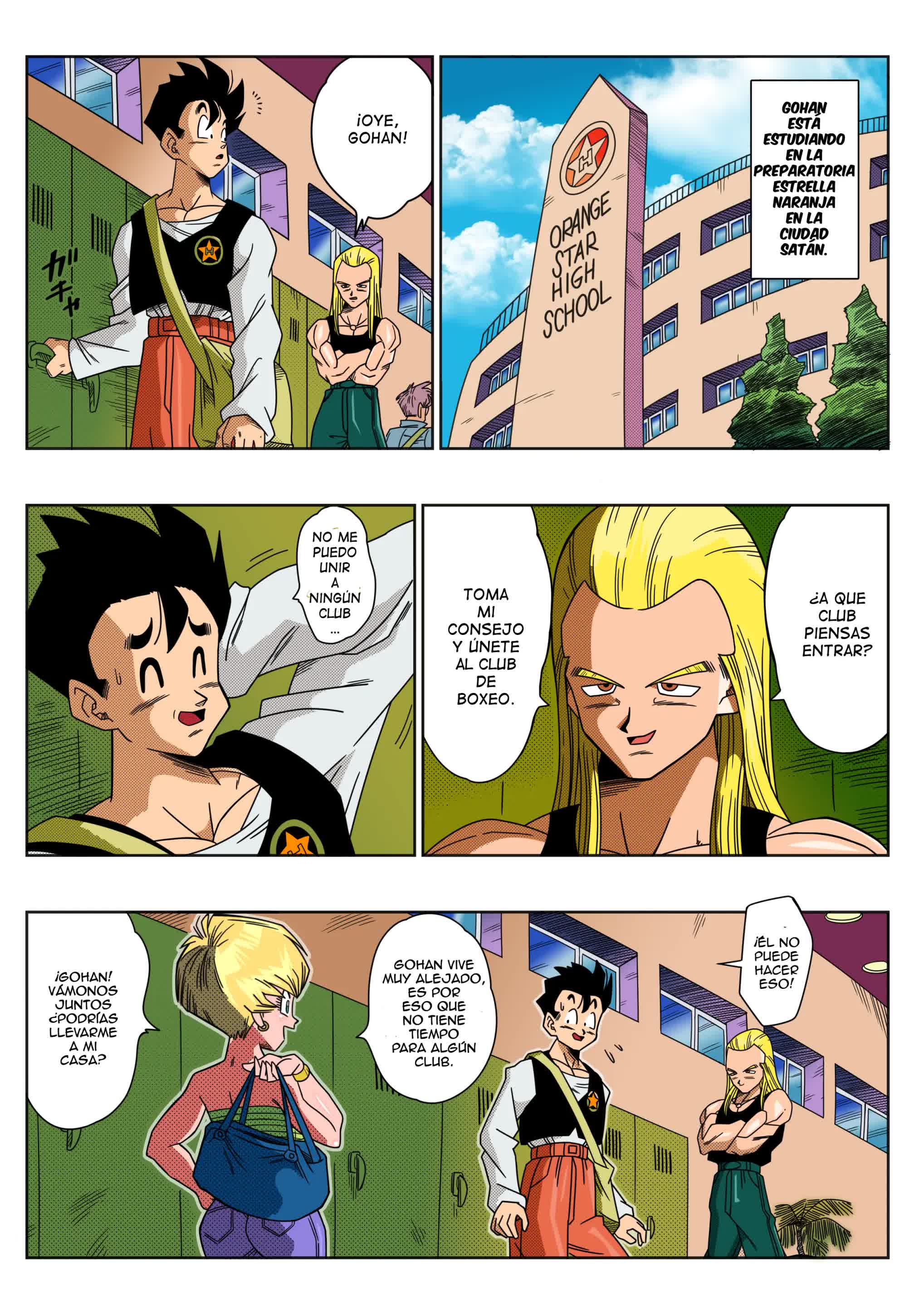 01 Triangulo Amoroso - Gohan y Erasa Comic porno