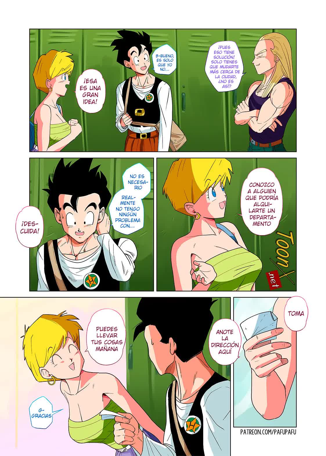 Gohan vs Erasa! Comic porno