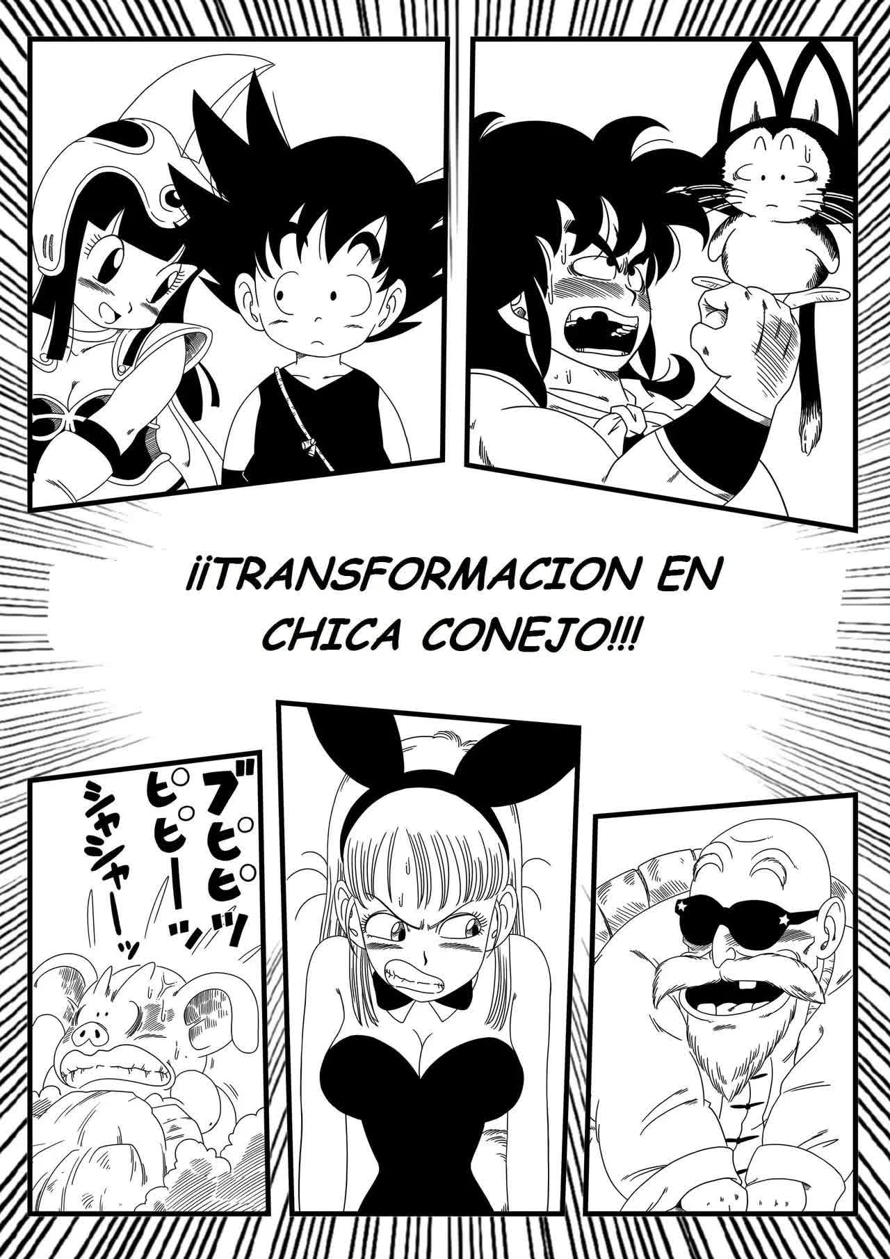 Bunny Girl Transformation - Transformacion en Chica Conejo Comic porno