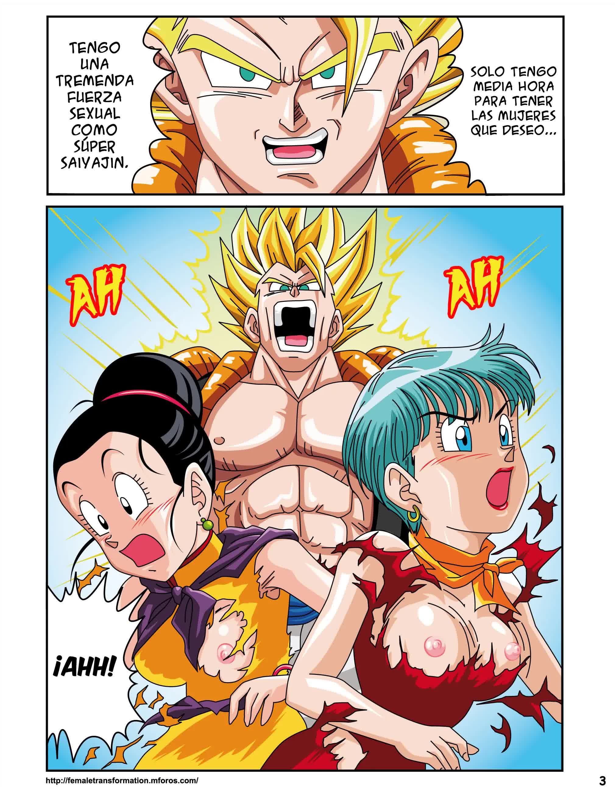 Dragon Ball H - Súper Saiyajin Sexual! Comic porno