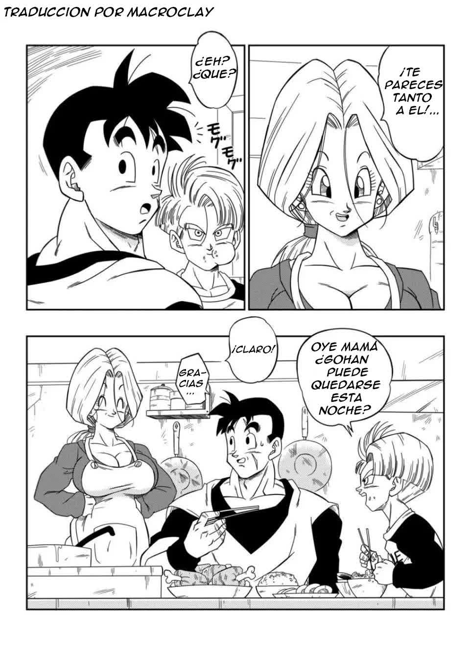 SEXO EN EL FUTURO - BULMA Y GOHAN Comic porno