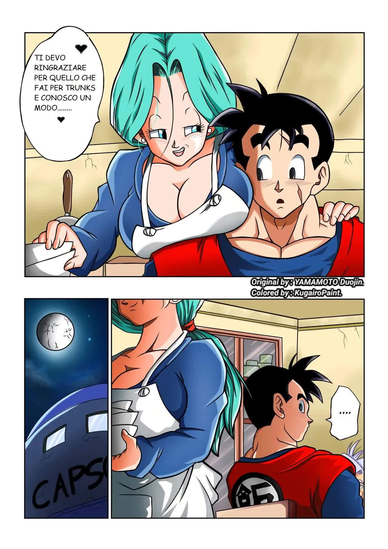 La bulma del futuro si sfoga Comic porno