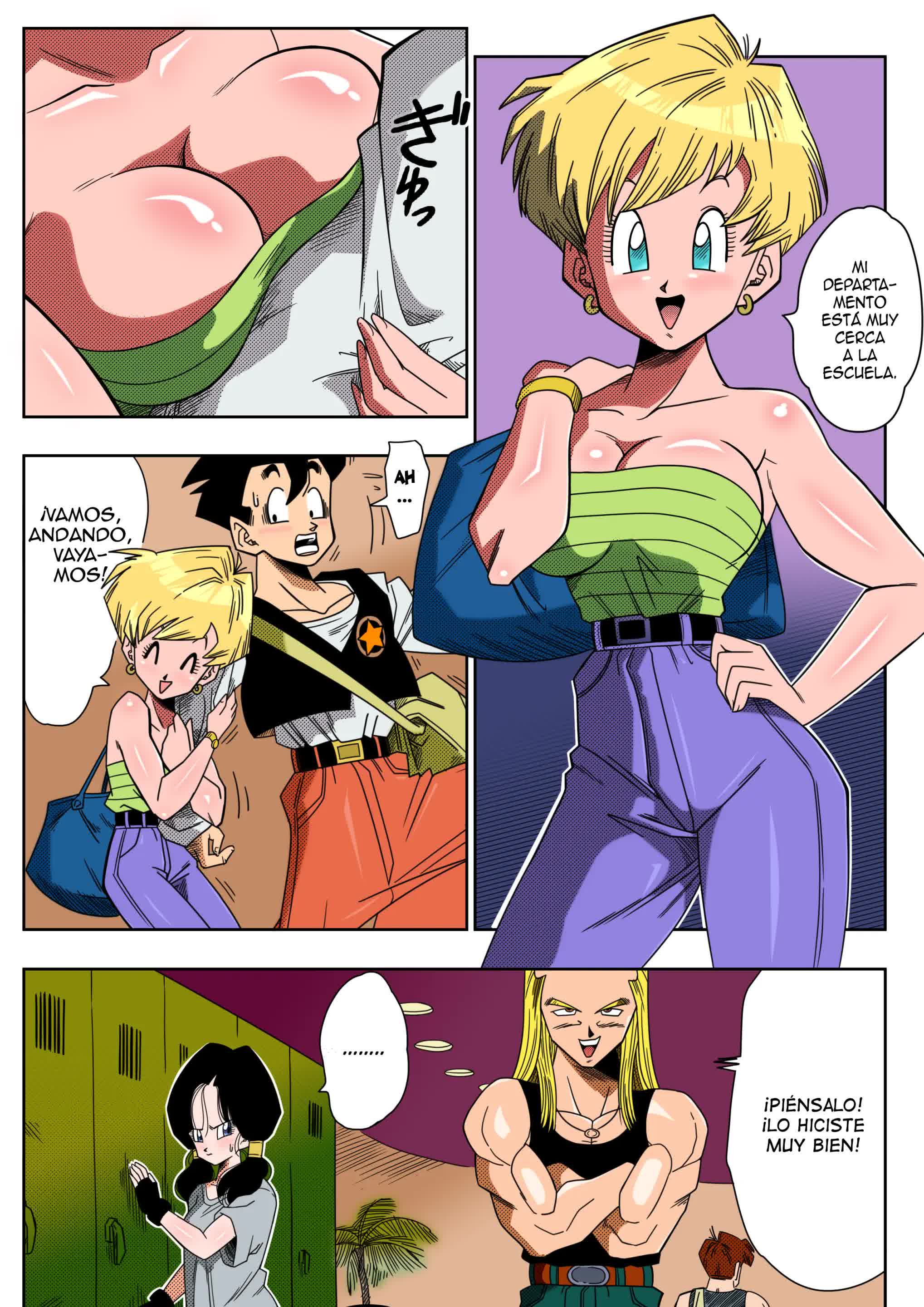 01 Triangulo Amoroso - Gohan y Erasa Comic porno