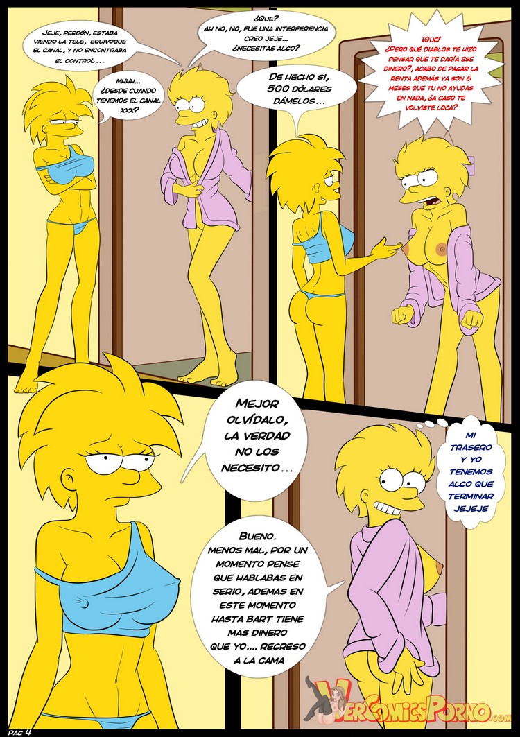 Viejas Costumbres 2 – Los Simpsons Comic porno