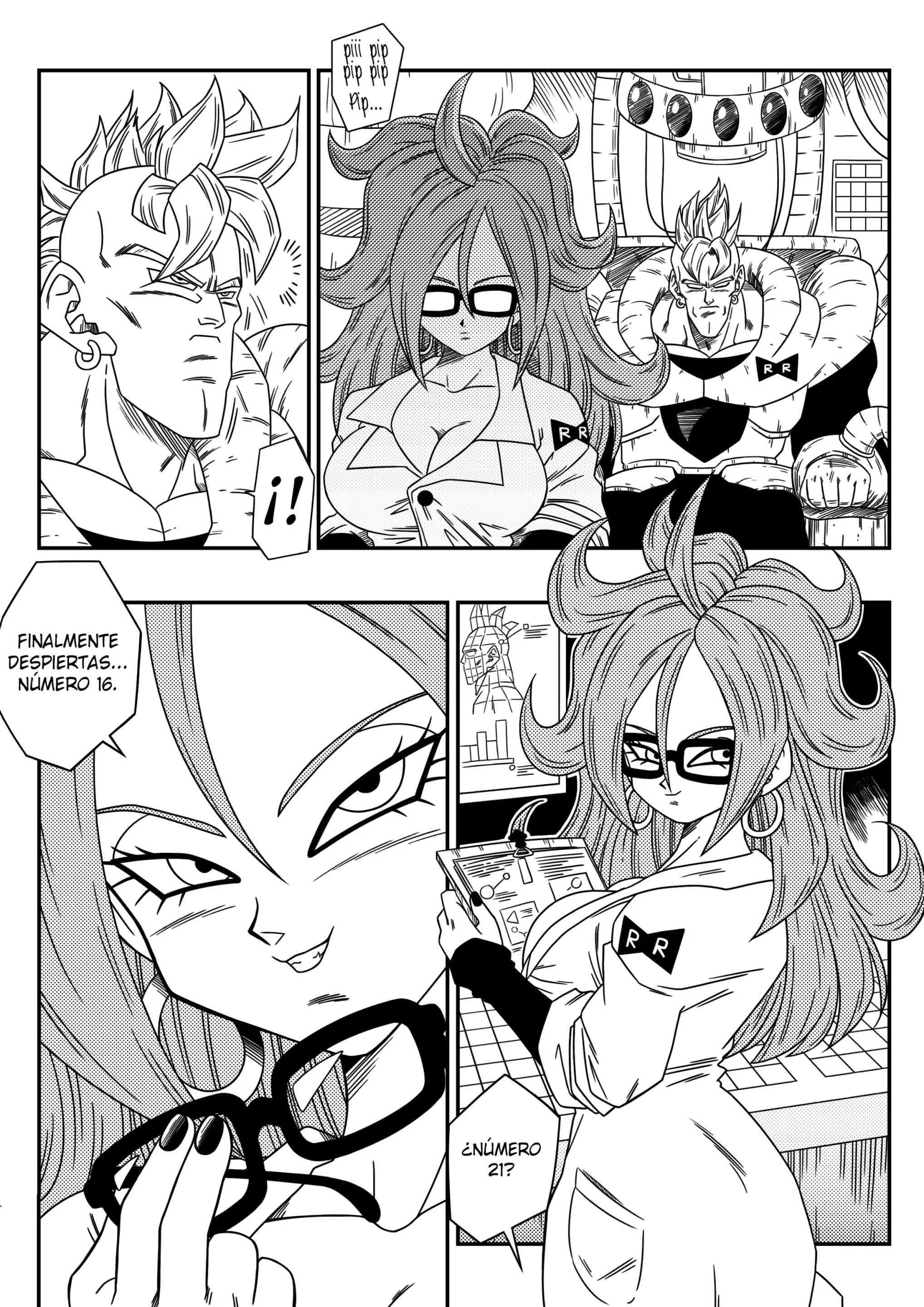 Kyonyuu Android Sekai Seiha o Netsubou!! Android 21 Shutsugen!! - ANDROIDE VOLUPTUOSA QUIERE DOMINAR EL MUNDO! Comic porno