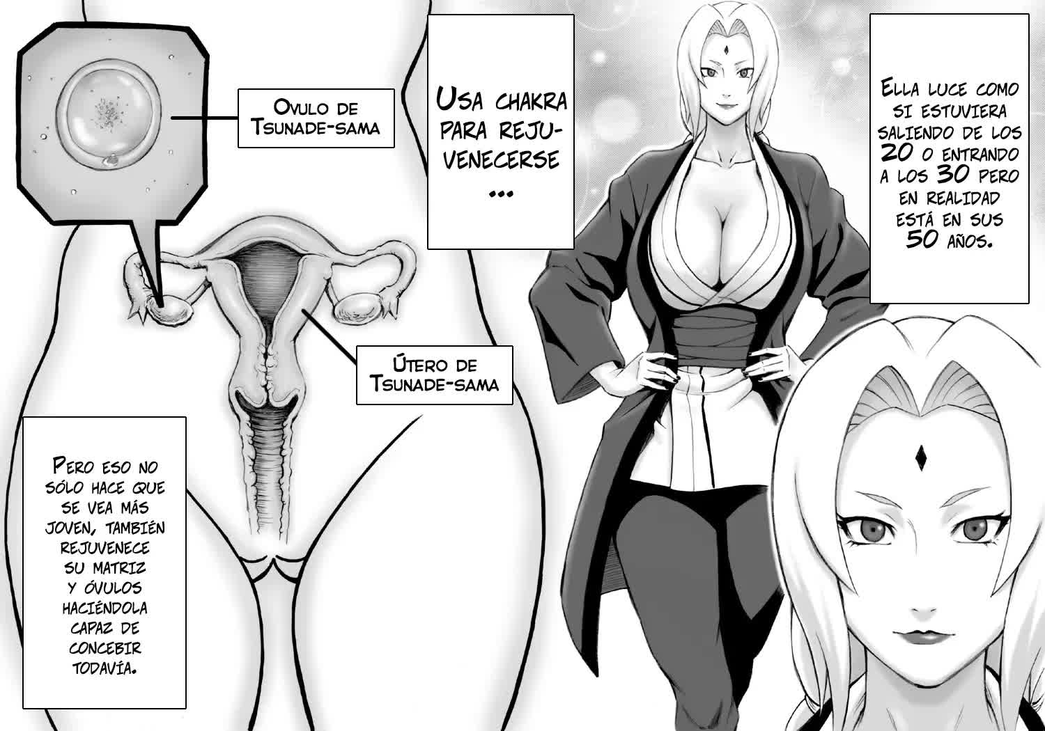 Akogare no Tsunade-sama o Zettai Haramasetai! - Quiero embarazar a Tsunade-sama! Comic porno