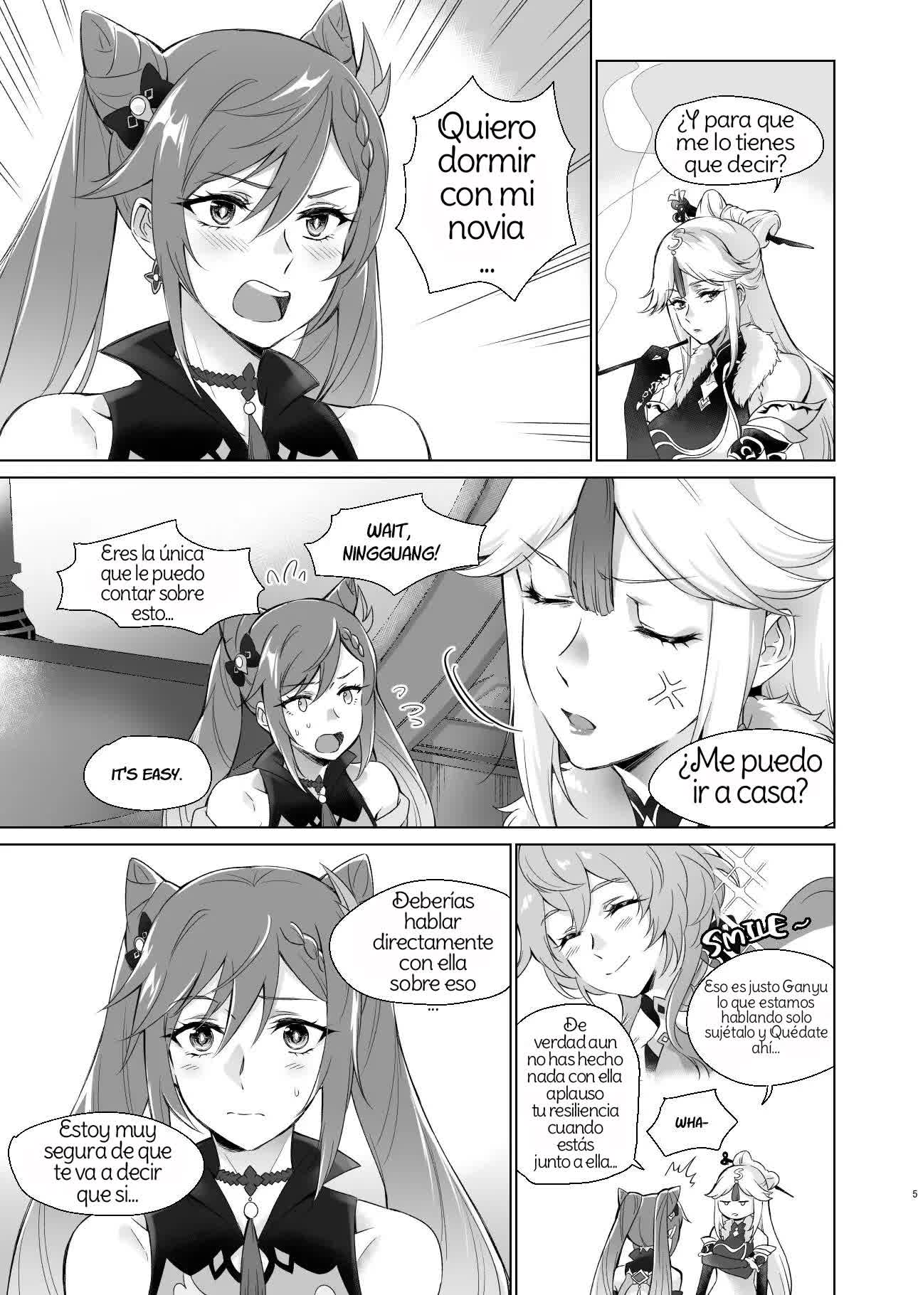 Ganyu to Ecchi ga Shitai! - Sleep with me, Ganyu Comic porno