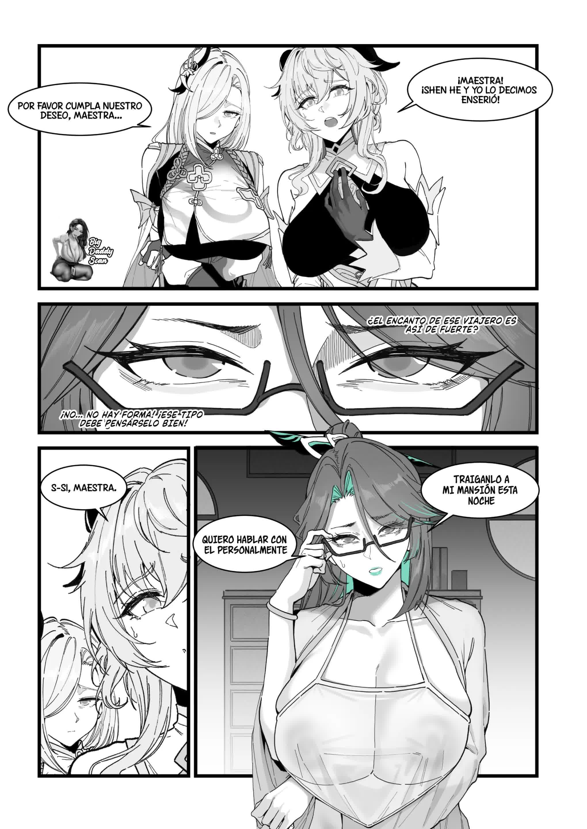 Xianyun; Sora no Shiren  - Xianyun; Una Prueba Para Aether Comic porno