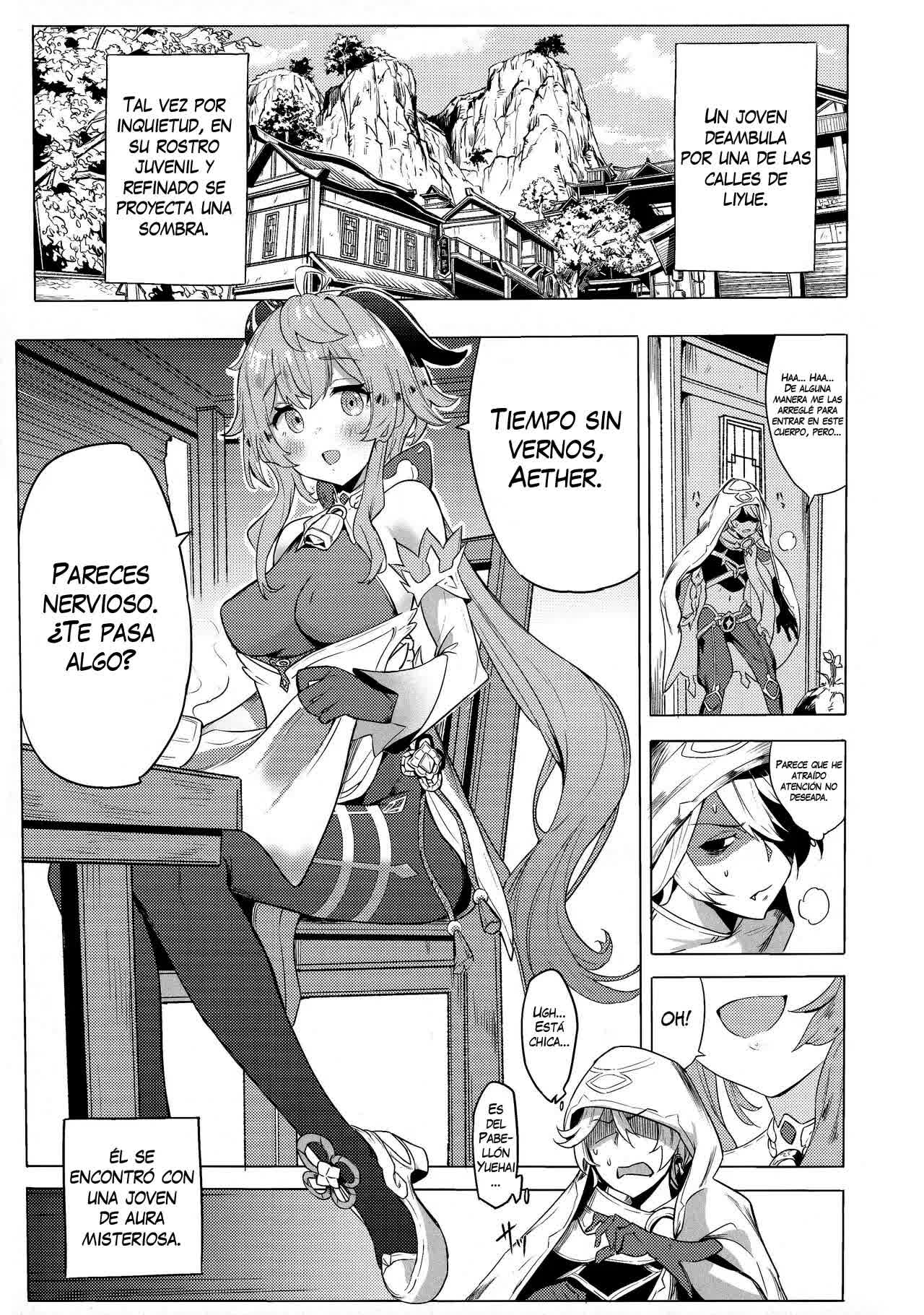 Ganyu Zangyouchuu - Ganyu Hace Horas Extra Comic porno