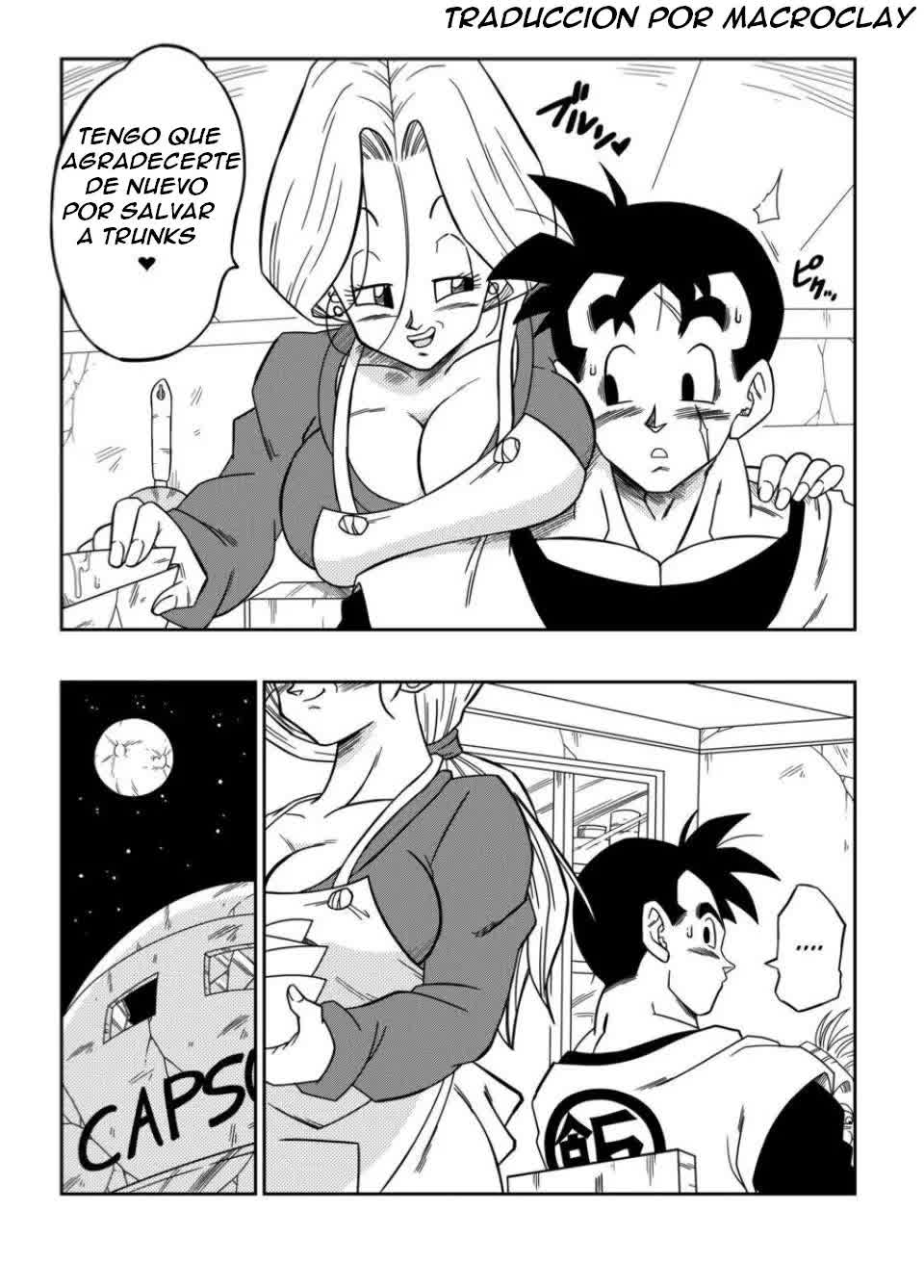 SEXO EN EL FUTURO - BULMA Y GOHAN Comic porno