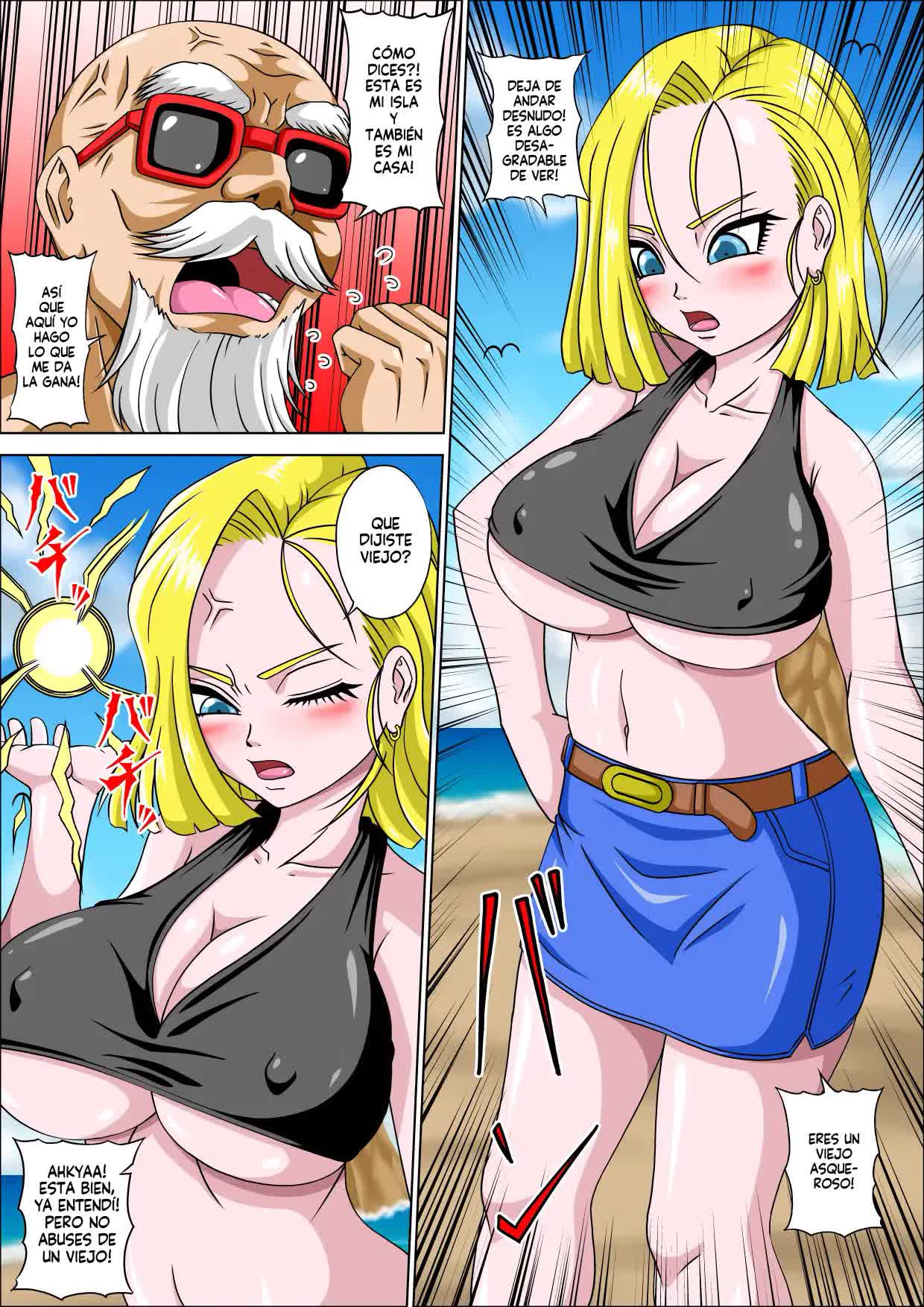 Kame Sennin no yuuwaku hitozuma - El maestro Roshi y la tentación de la mujer casada Comic porno