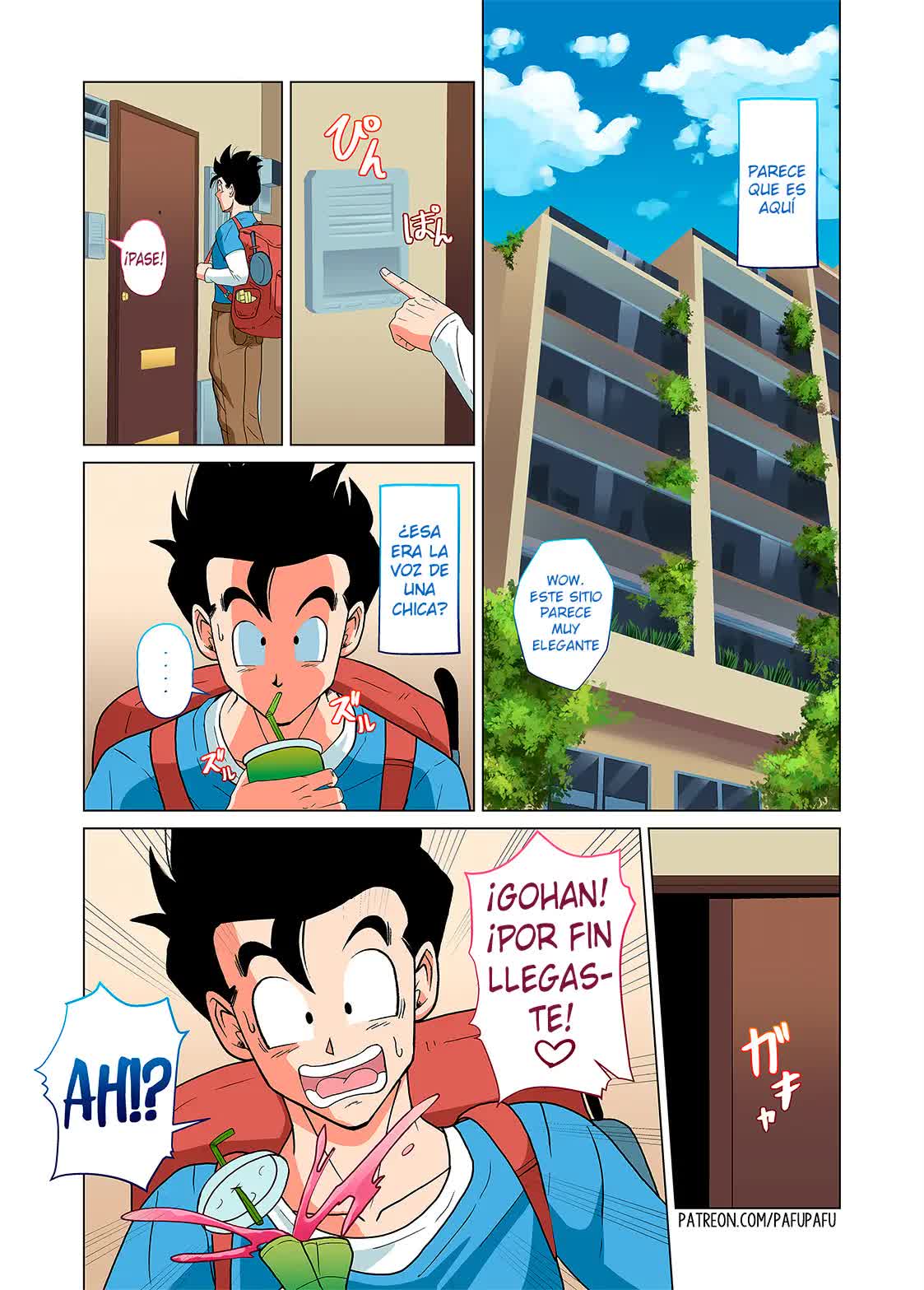 Gohan vs Erasa! Comic porno