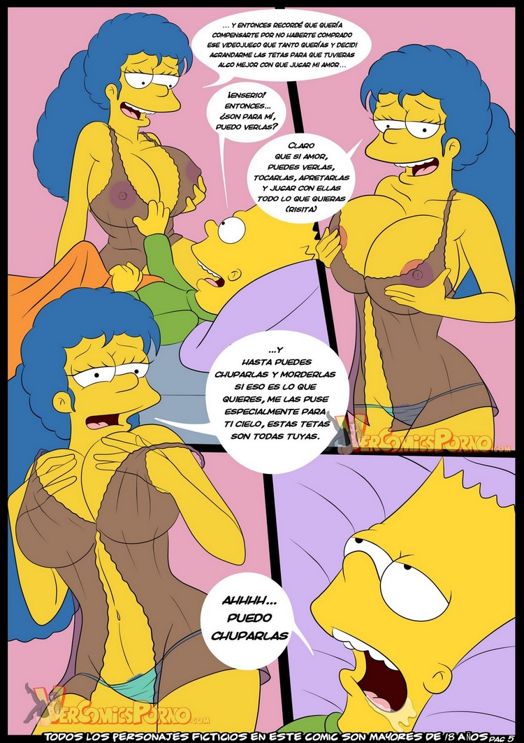 Viejas Costumbres 3 – Los Simpsons Comic porno