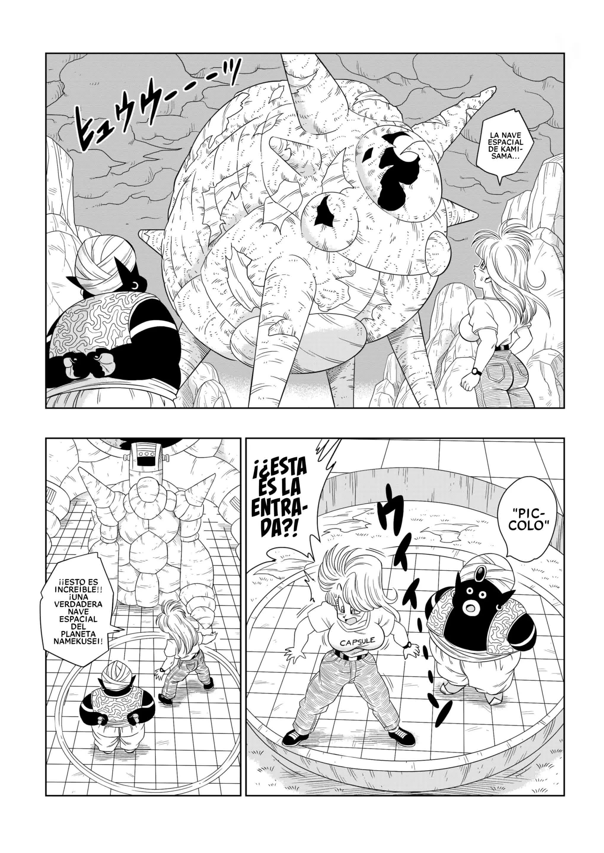 Dagon Ball - Bulma Conoce A Mr. Popo - Sexo Dentro De La Misteriosa Nave Espacial! Comic porno