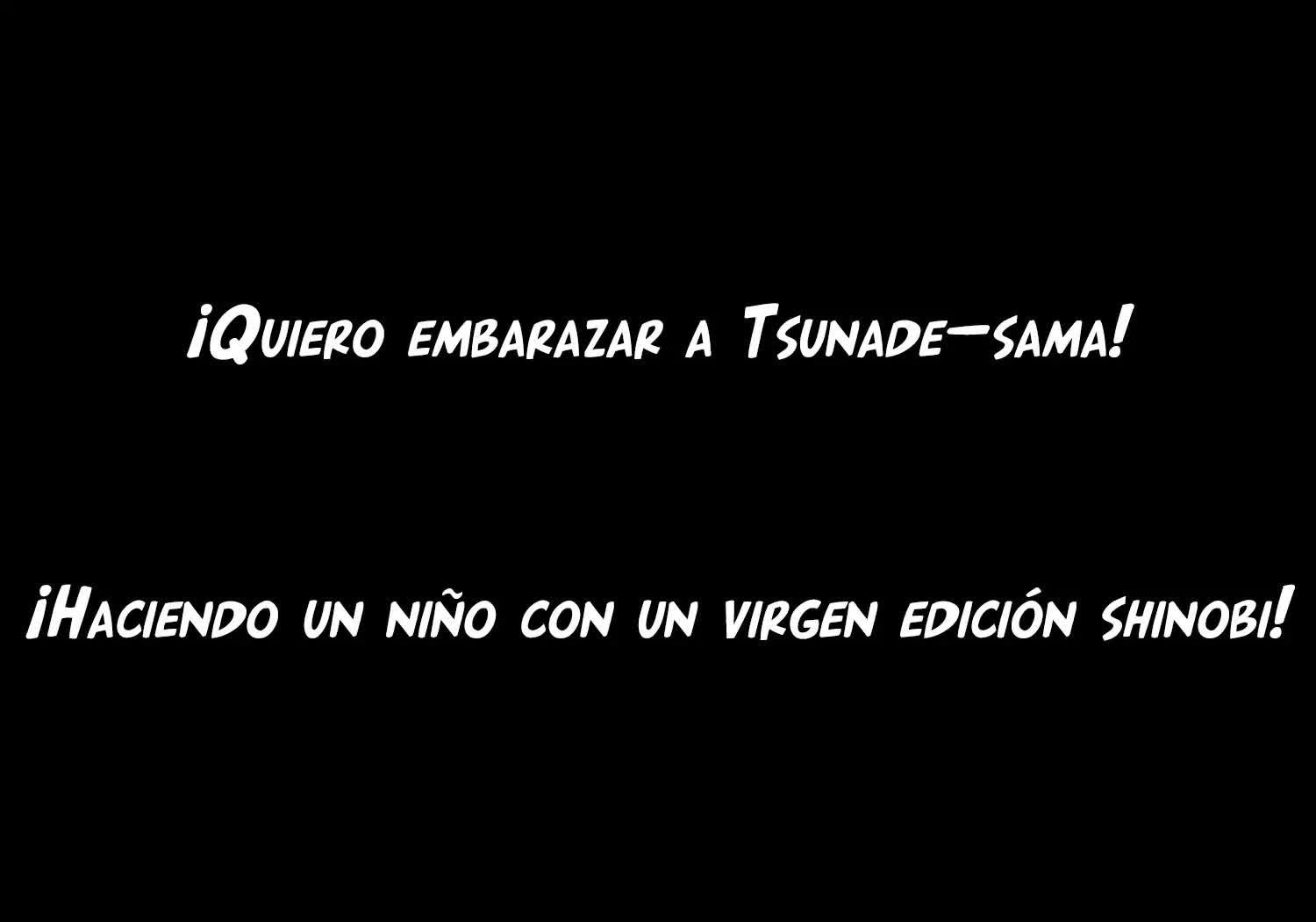 Akogare no Tsunade-sama o Zettai Haramasetai! - Quiero embarazar a Tsunade-sama! Comic porno