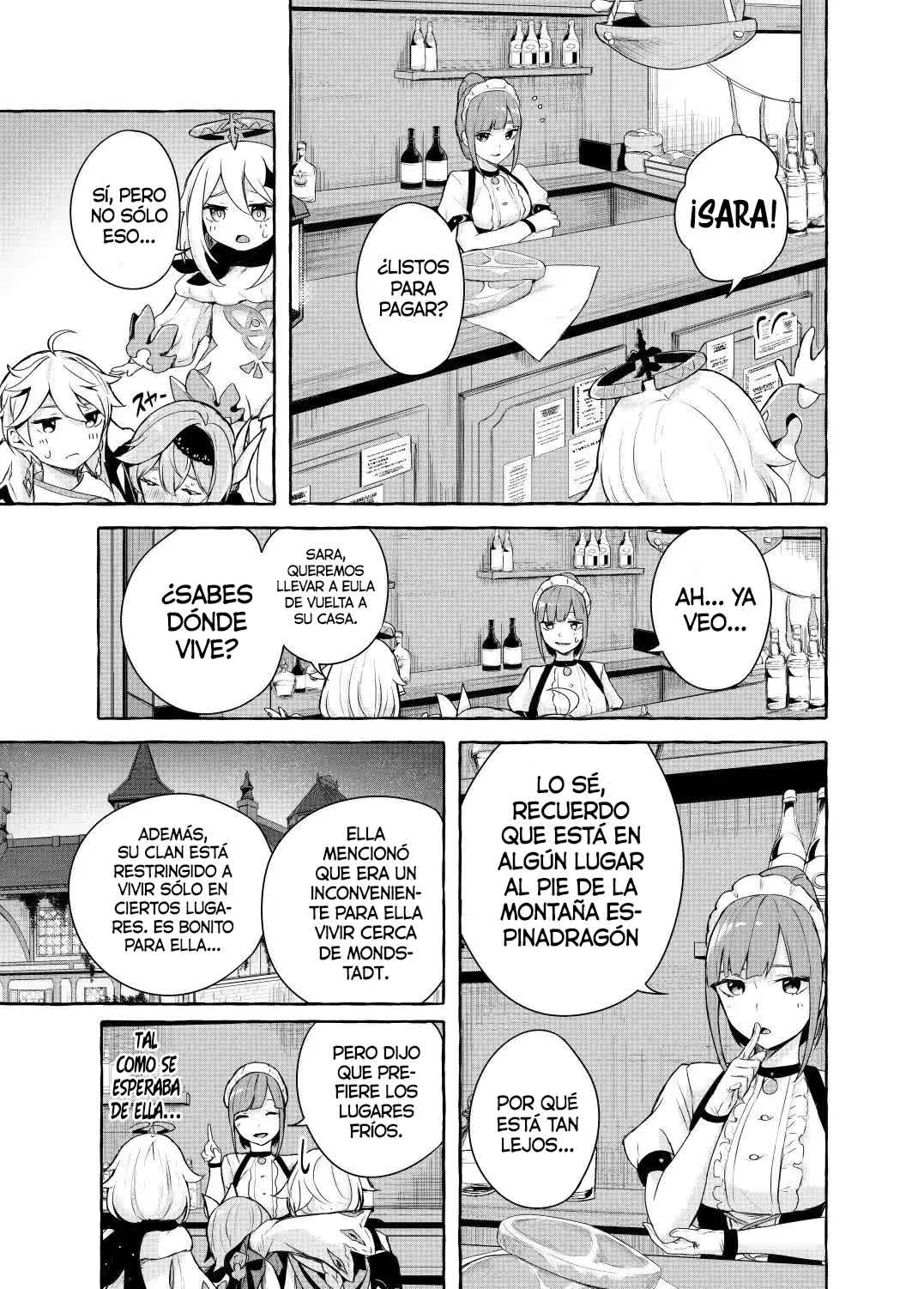 Eula no Youkai Hannou - Eula's Melting Reaction Comic porno