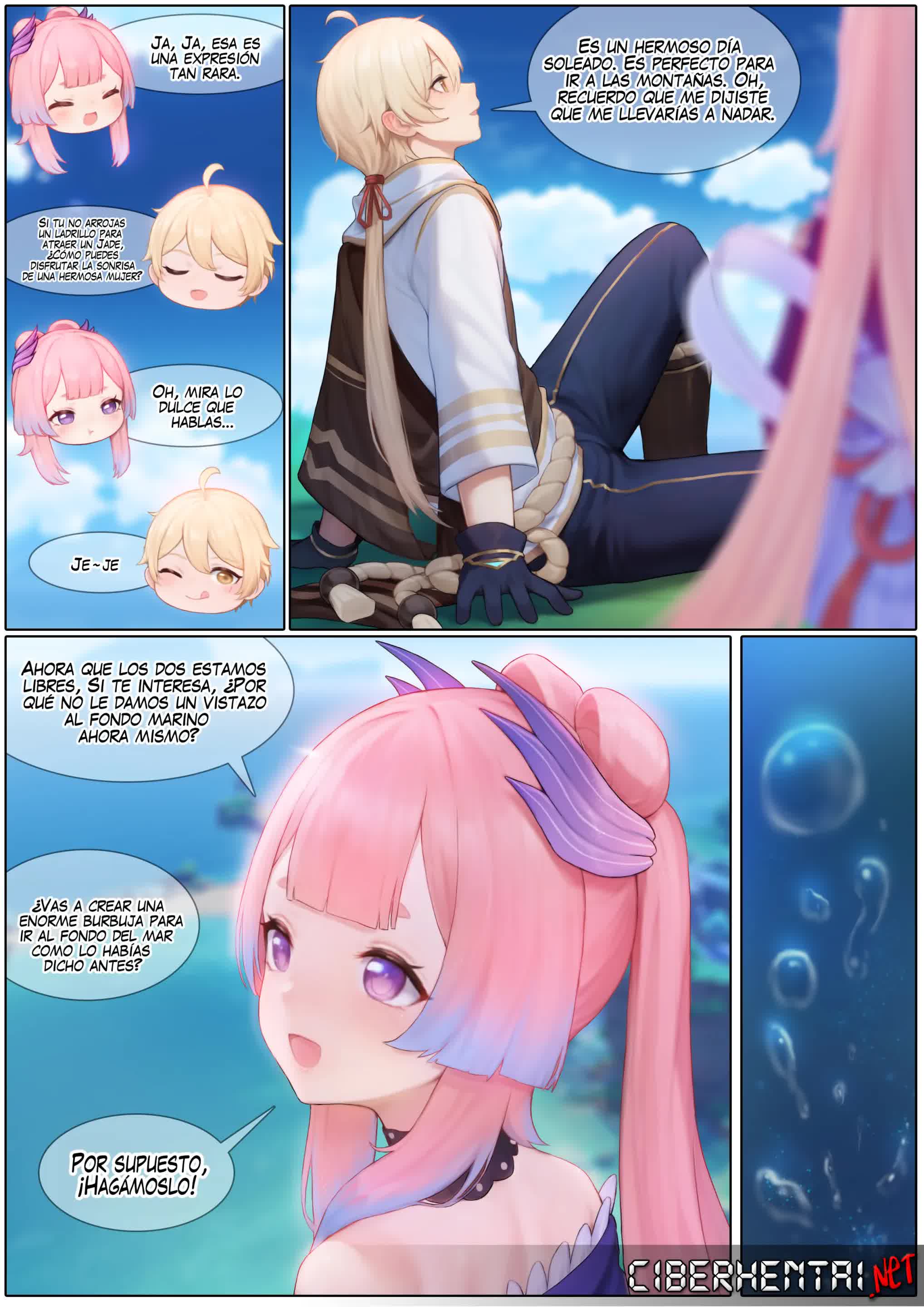 Flustered Kokomi Comic porno