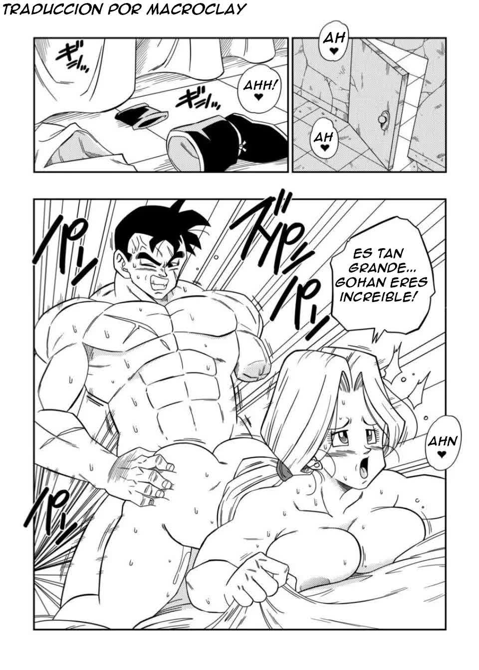 SEXO EN EL FUTURO - BULMA Y GOHAN Comic porno