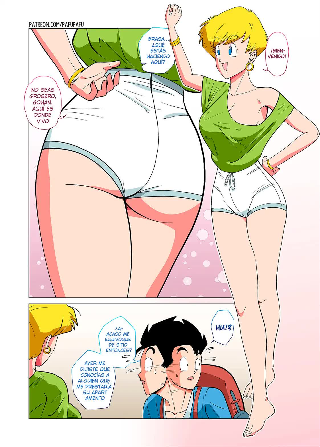 Gohan vs Erasa! Comic porno