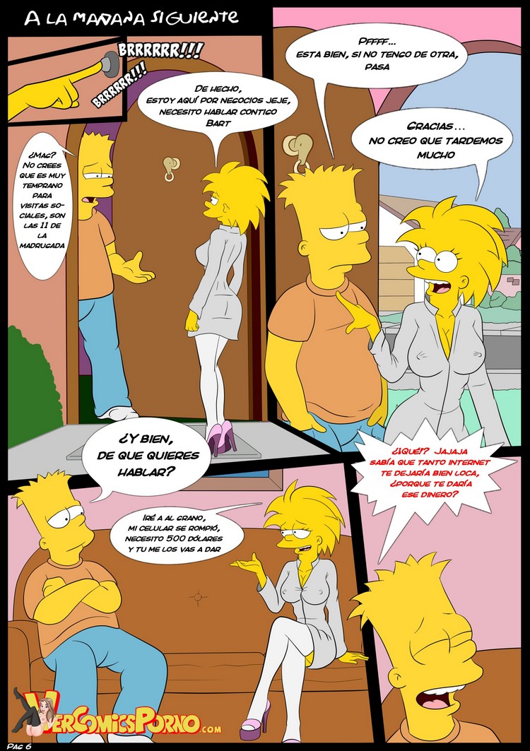 Viejas Costumbres 2 – Los Simpsons Comic porno