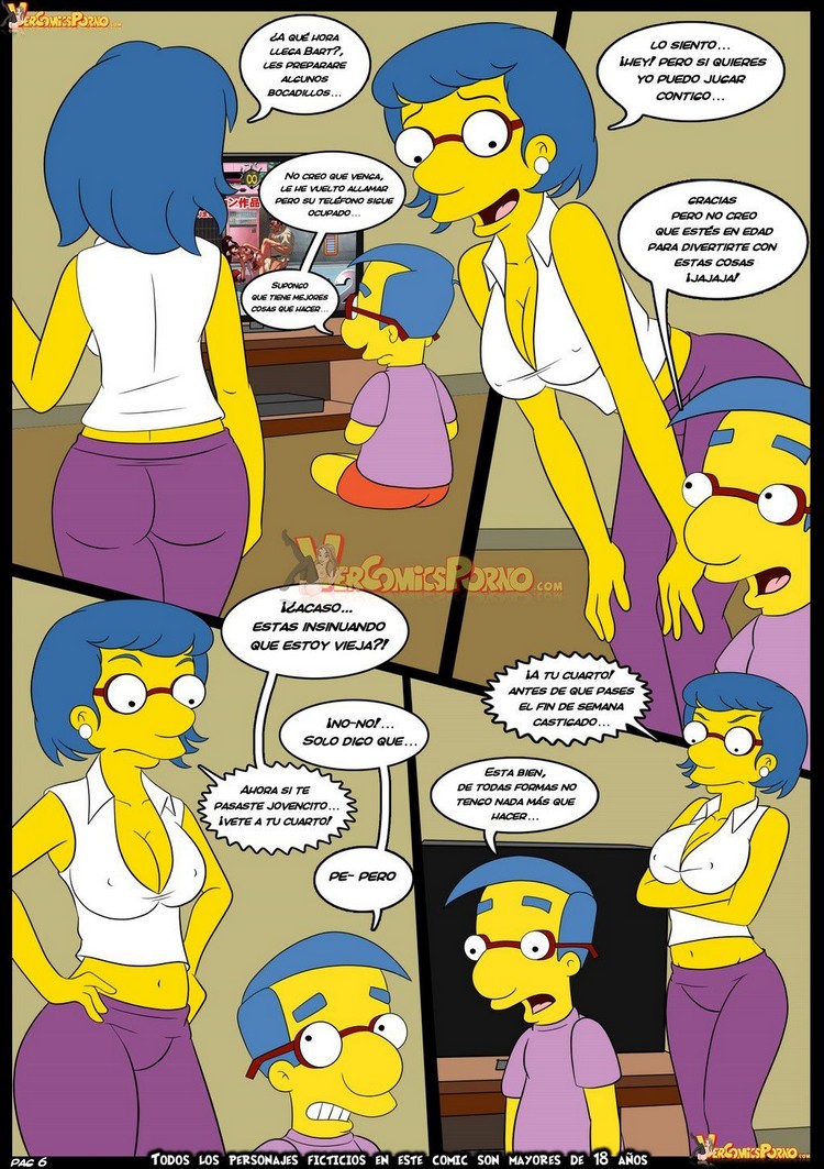 Viejas Costumbres 6 – Los Simpsons Comic porno