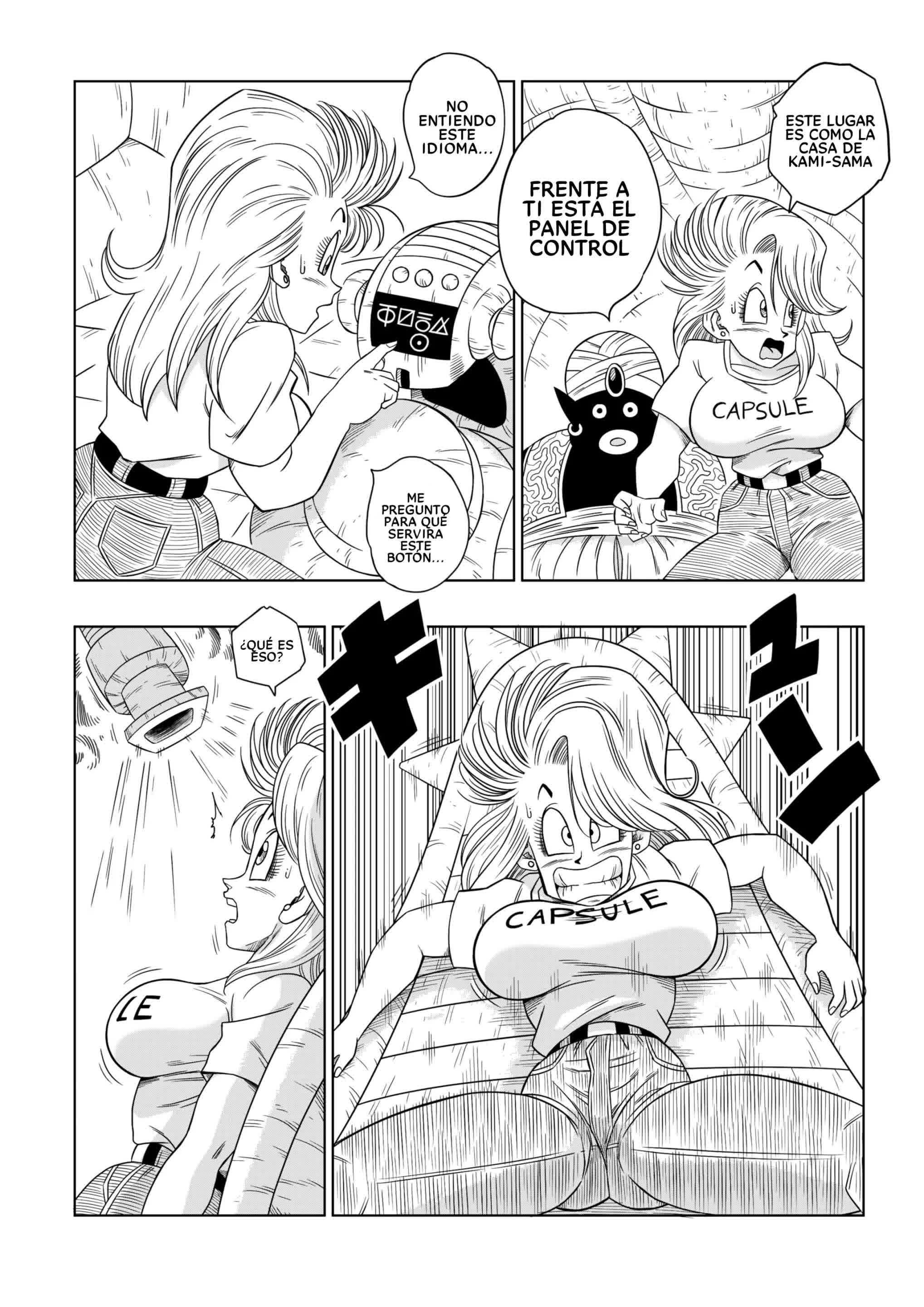 Dagon Ball - Bulma Conoce A Mr. Popo - Sexo Dentro De La Misteriosa Nave Espacial! Comic porno