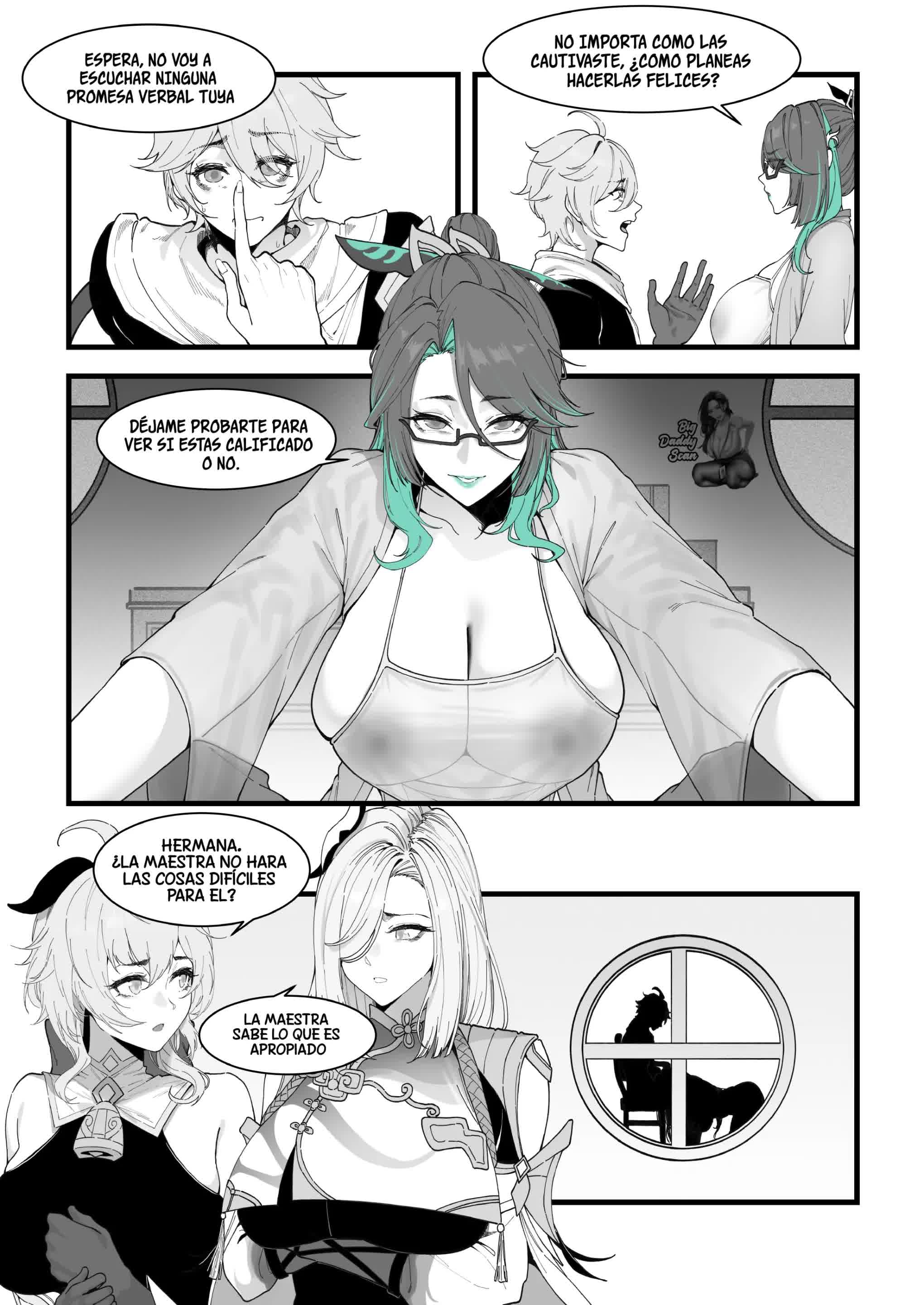 Xianyun; Sora no Shiren  - Xianyun; Una Prueba Para Aether Comic porno
