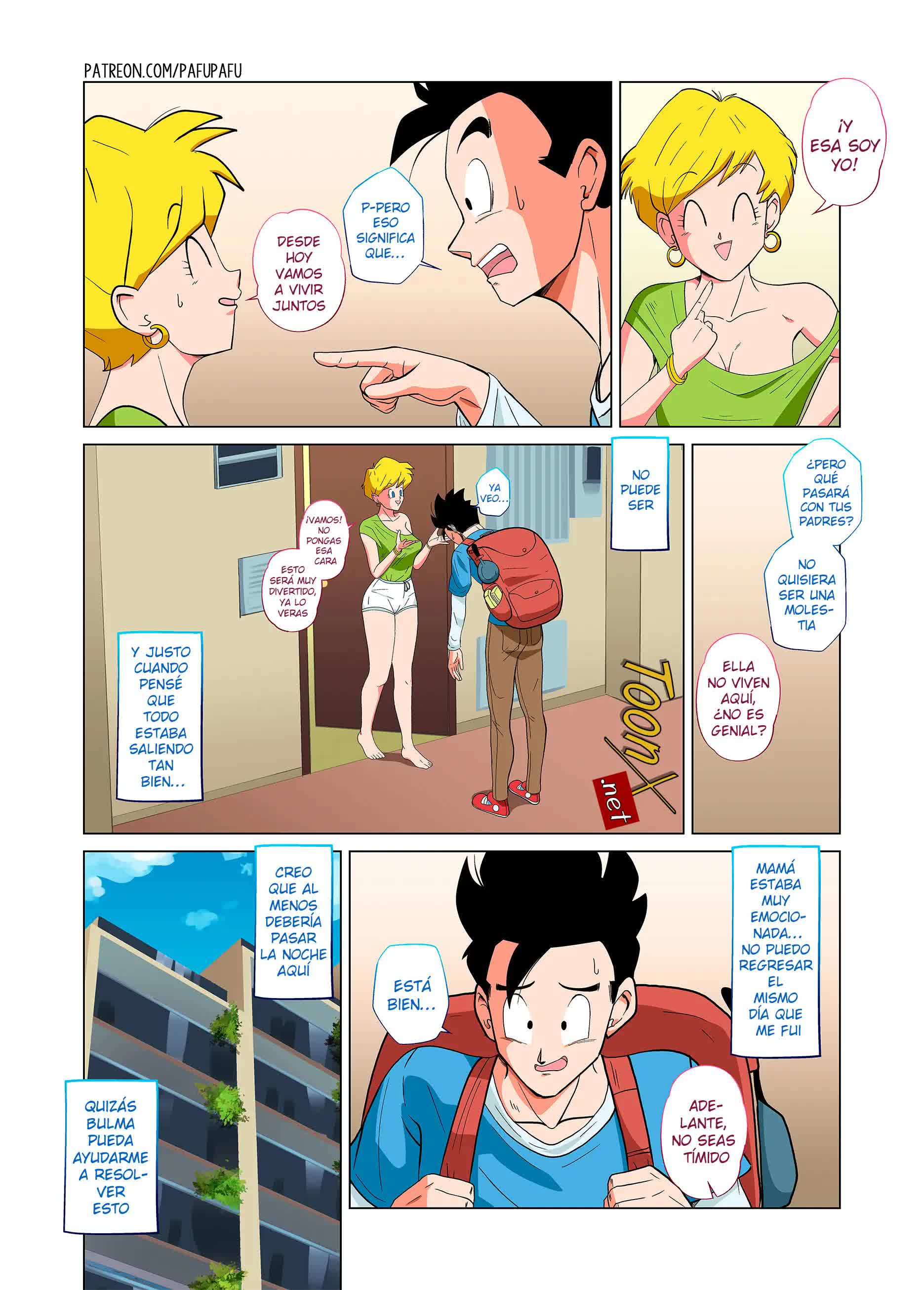 Gohan vs Erasa! Comic porno