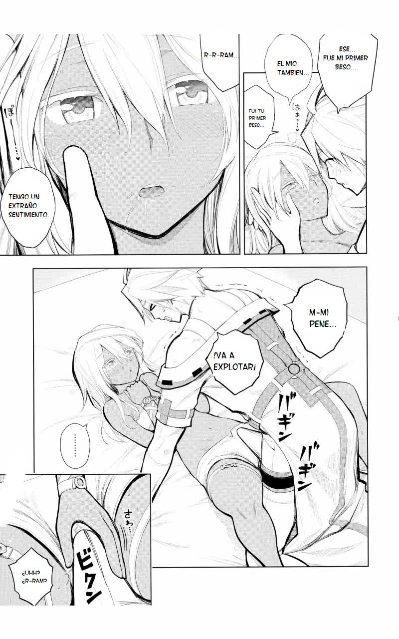 Sin-kun no Hatsu Shasei wa Ram-chan no Naka de do byu byu byu Comic porno