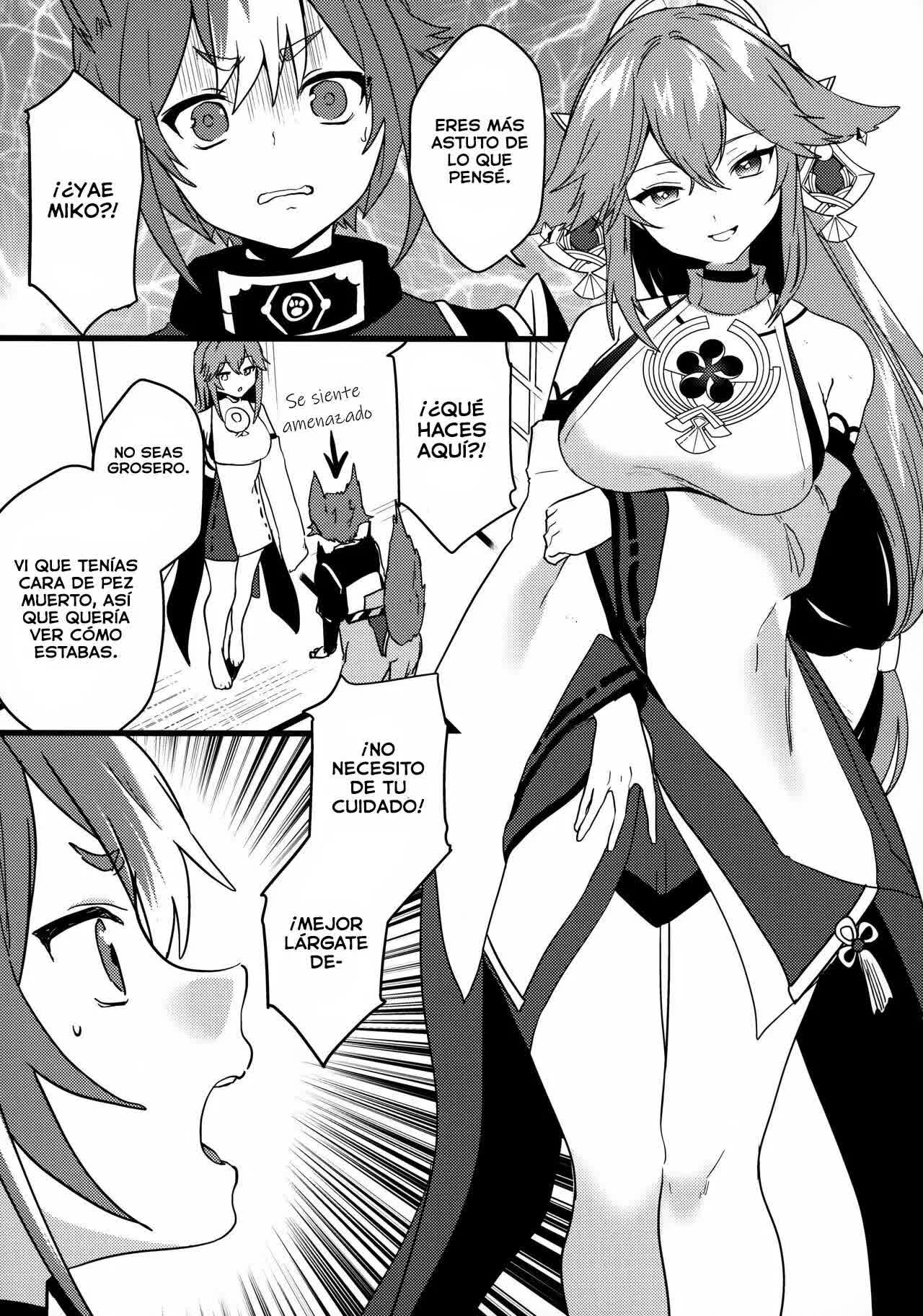 Inu to Kitsune ga Majiwaru Yoru ni - La Relacion Entre El Perrito y la Zorra por la Noche Comic porno
