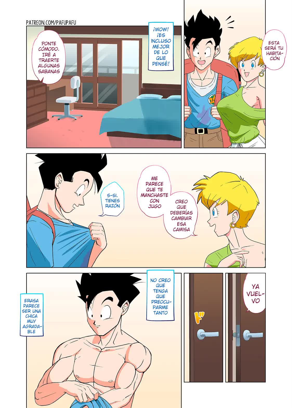 Gohan vs Erasa! Comic porno