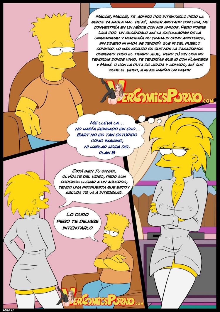 Viejas Costumbres 2 – Los Simpsons Comic porno