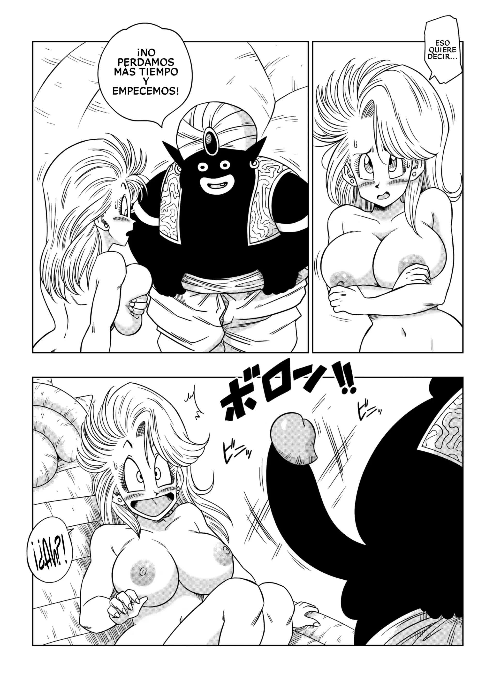 Dagon Ball - Bulma Conoce A Mr. Popo - Sexo Dentro De La Misteriosa Nave Espacial! Comic porno
