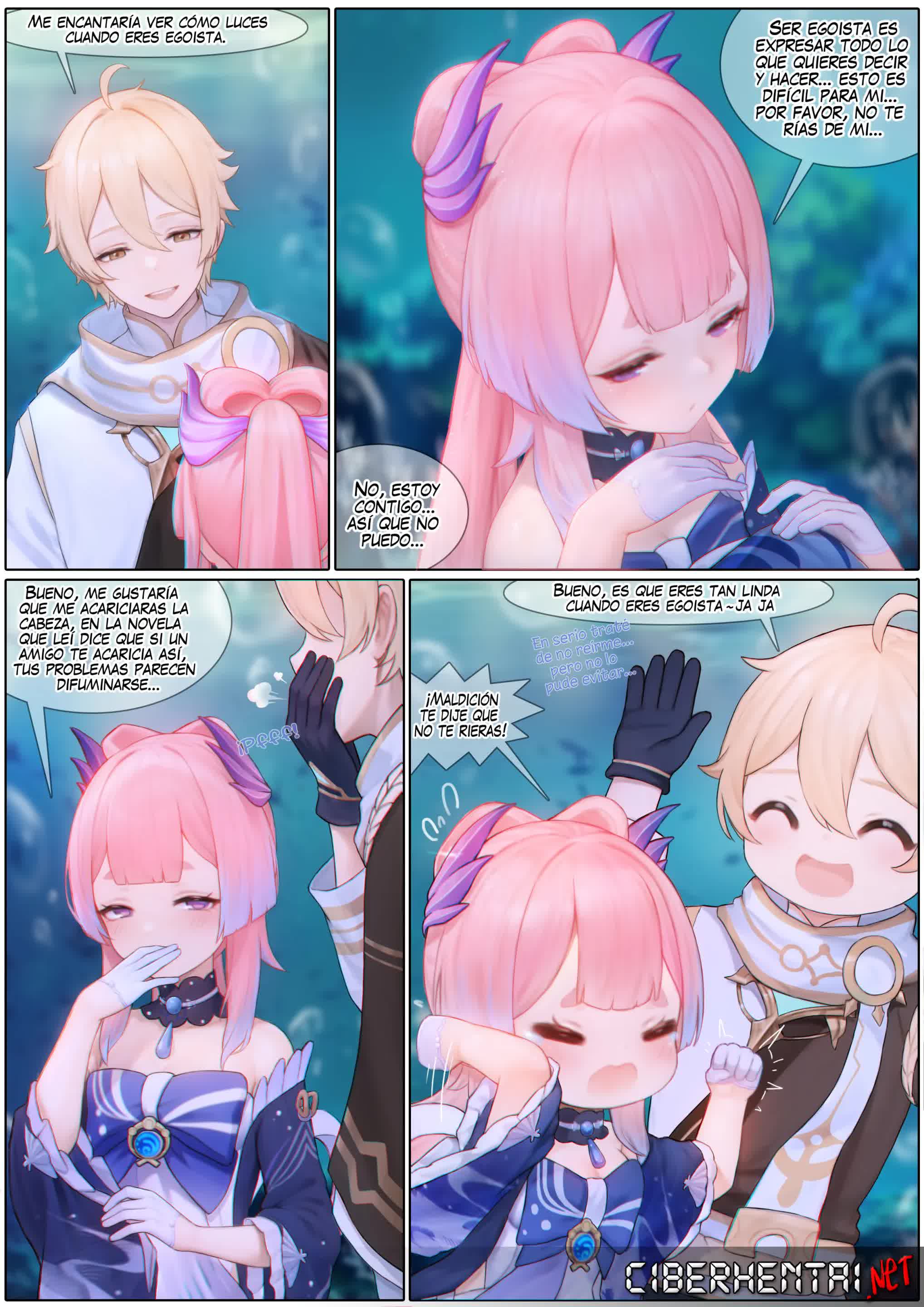 Flustered Kokomi Comic porno