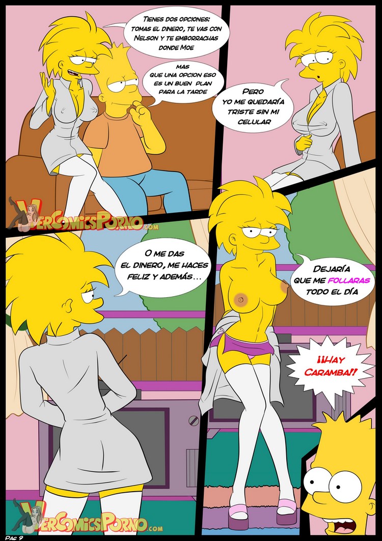 Viejas Costumbres 2 – Los Simpsons Comic porno
