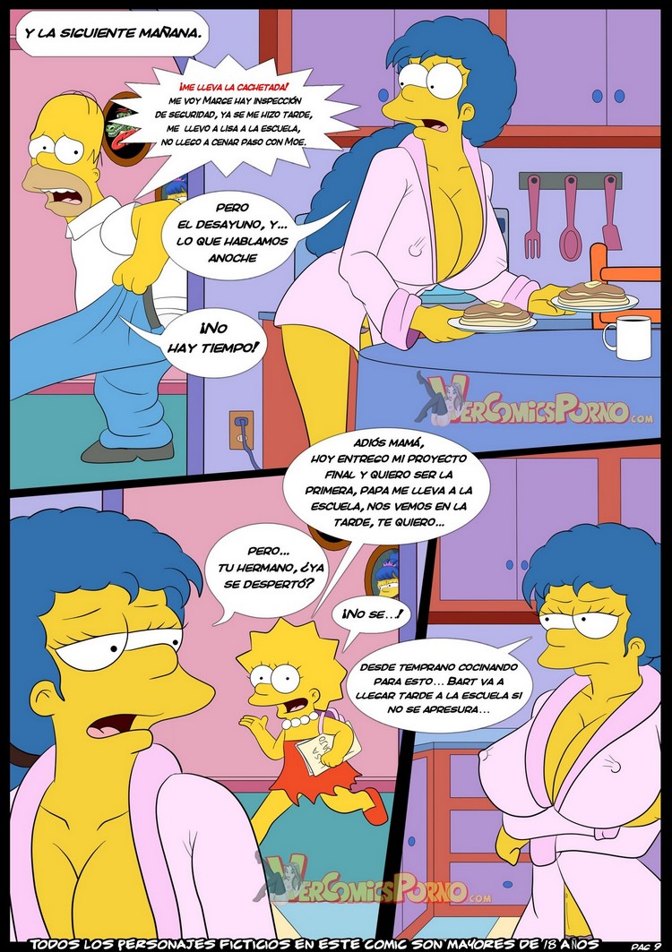 Viejas Costumbres 3 – Los Simpsons Comic porno