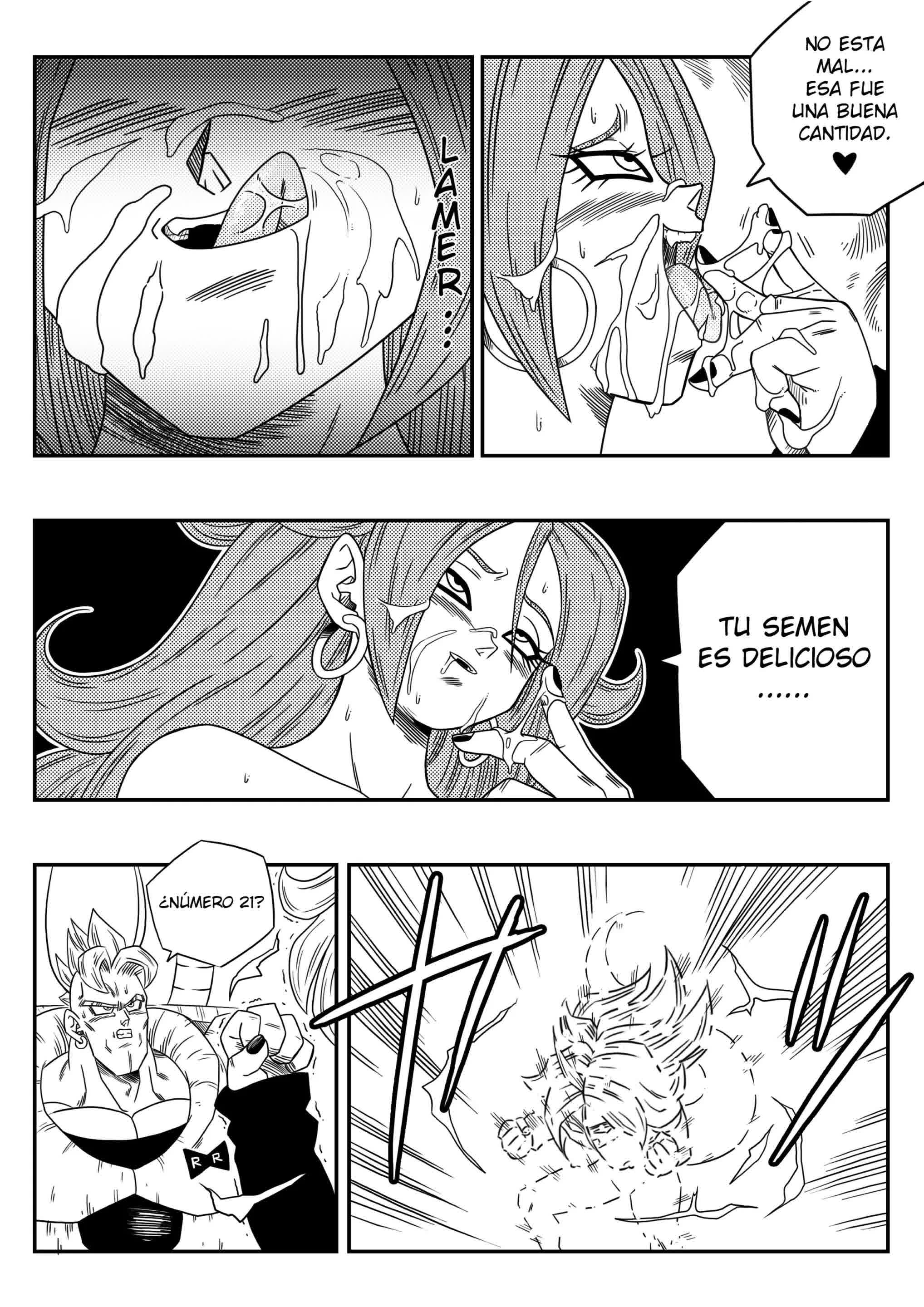 Kyonyuu Android Sekai Seiha o Netsubou!! Android 21 Shutsugen!! - ANDROIDE VOLUPTUOSA QUIERE DOMINAR EL MUNDO! Comic porno