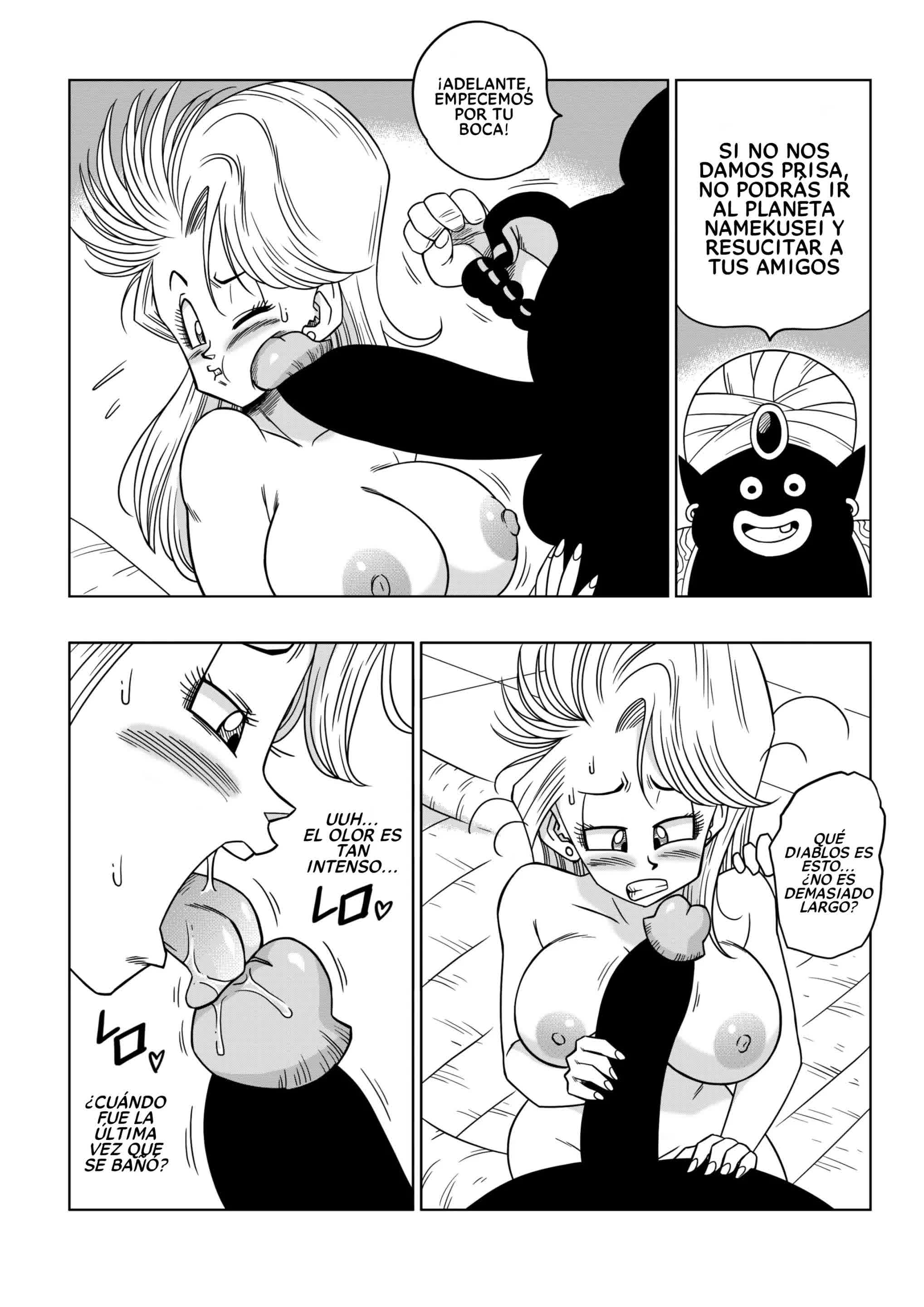 Dagon Ball - Bulma Conoce A Mr. Popo - Sexo Dentro De La Misteriosa Nave Espacial! Comic porno