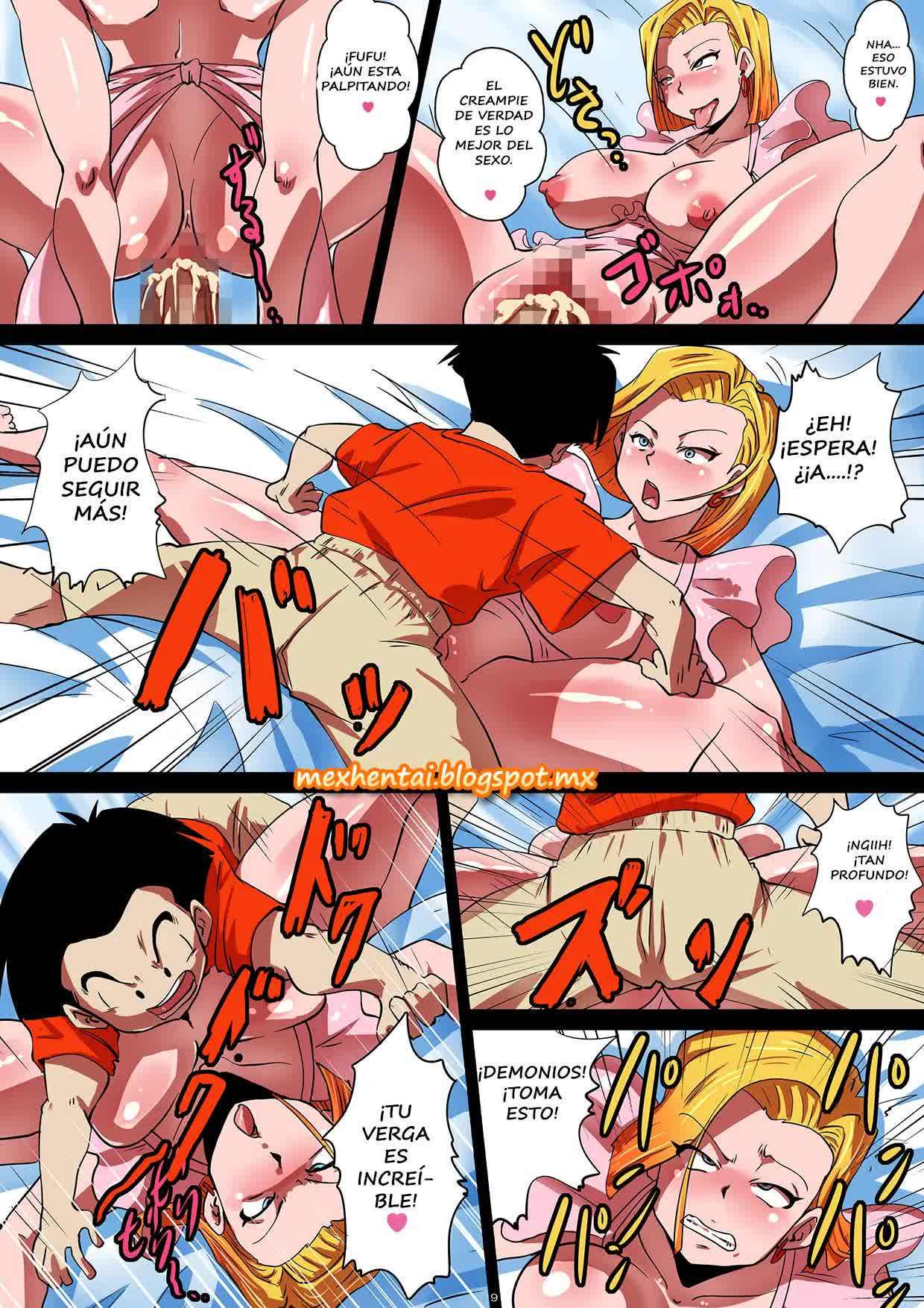 SHOTACON HOLE Shinkon Hitozuma 18-gou no Tsukinai Seiyoku (Dragon Ball Z) Comic porno