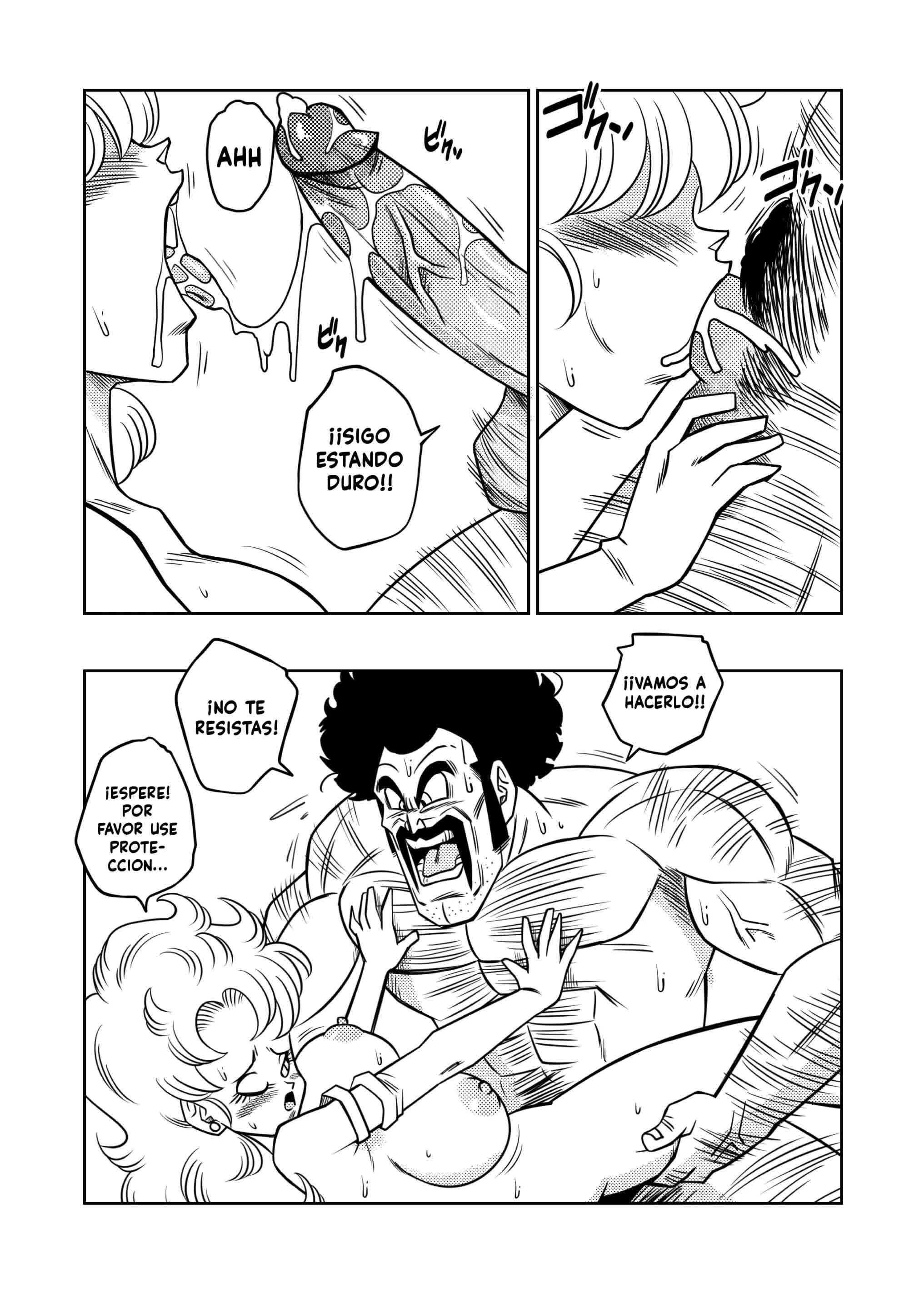 El Entrenamiento Secreto De Mr.Satan Comic porno