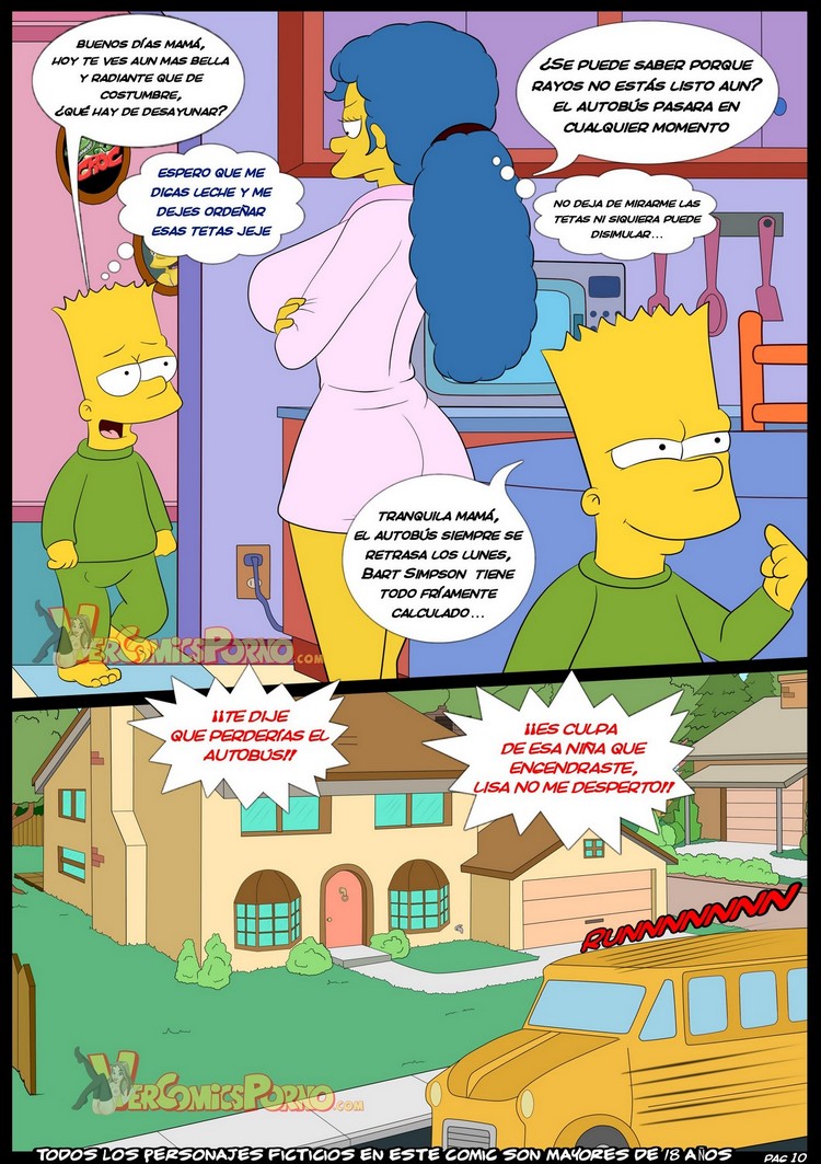 Viejas Costumbres 3 – Los Simpsons Comic porno