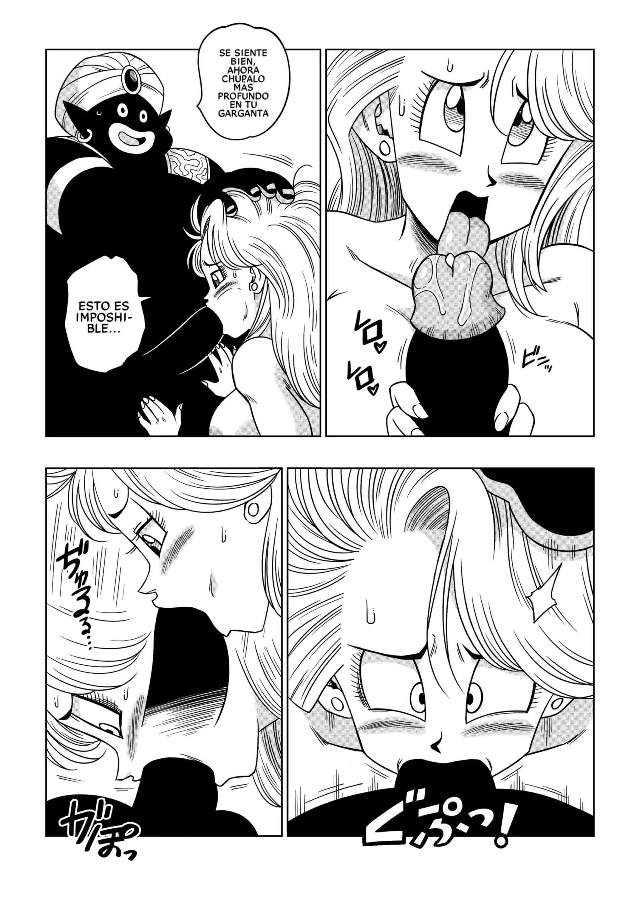 Dagon Ball - Bulma Conoce A Mr. Popo - Sexo Dentro De La Misteriosa Nave Espacial! Comic porno
