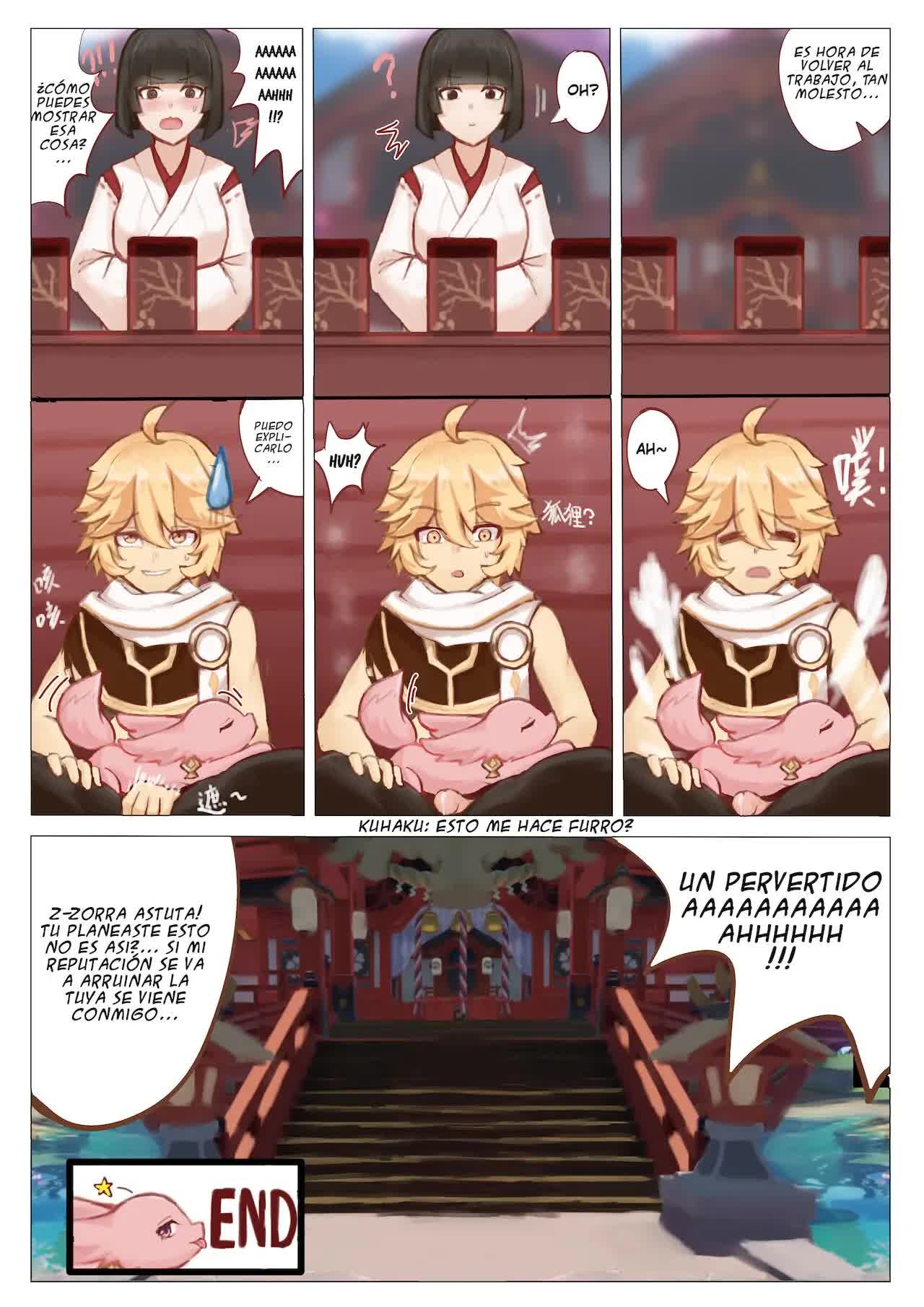 Servicio especial de Yae Miko Comic porno